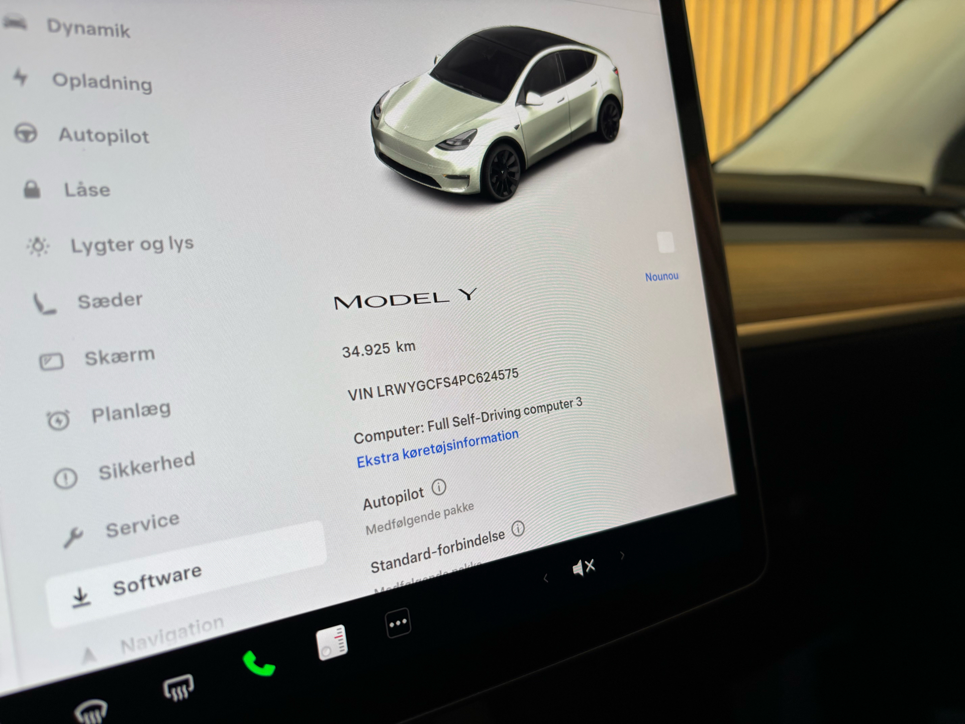 Billede af Tesla Model Y EL RWD 299HK 5d Aut.