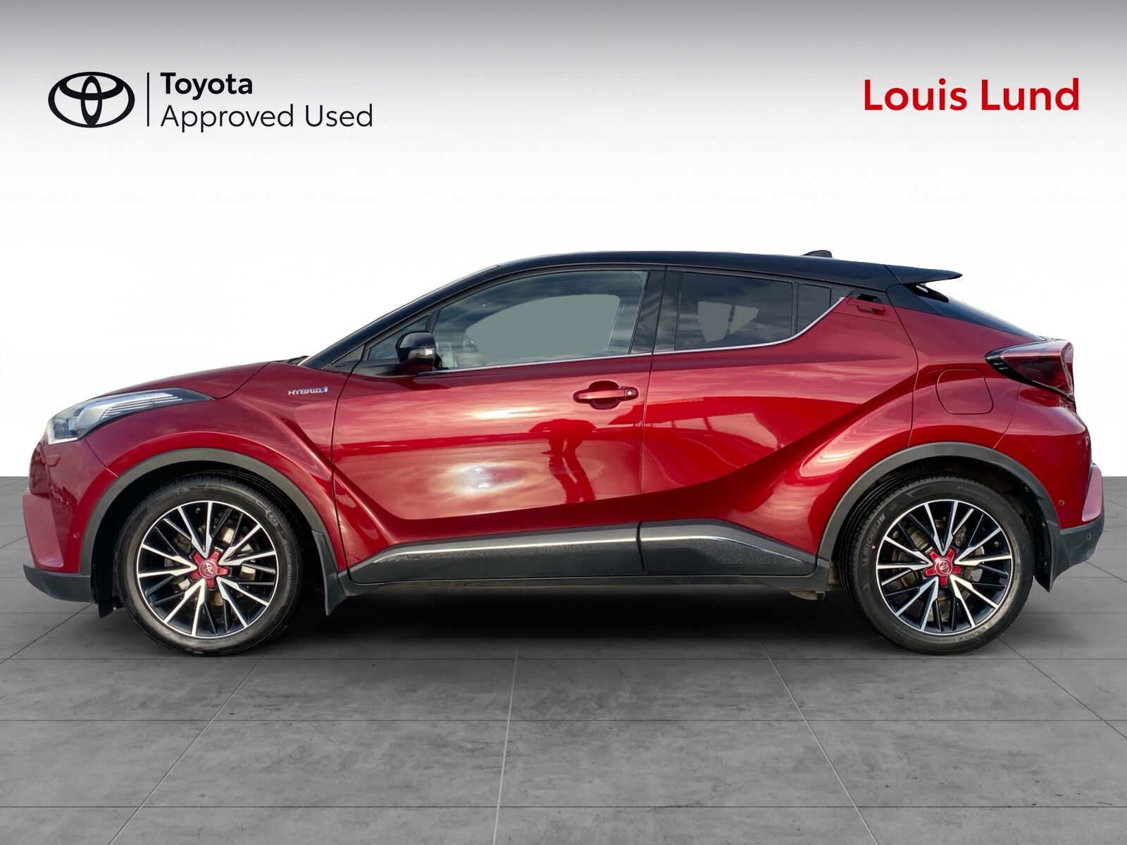 Billede af Toyota C-HR 1,8 Hybrid Premium Selected Bi-tone Multidrive S 122HK 5d Aut.