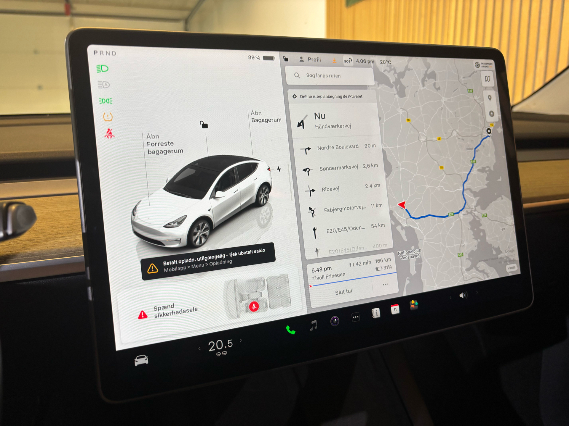 Billede af Tesla Model Y EL RWD 299HK 5d Aut.