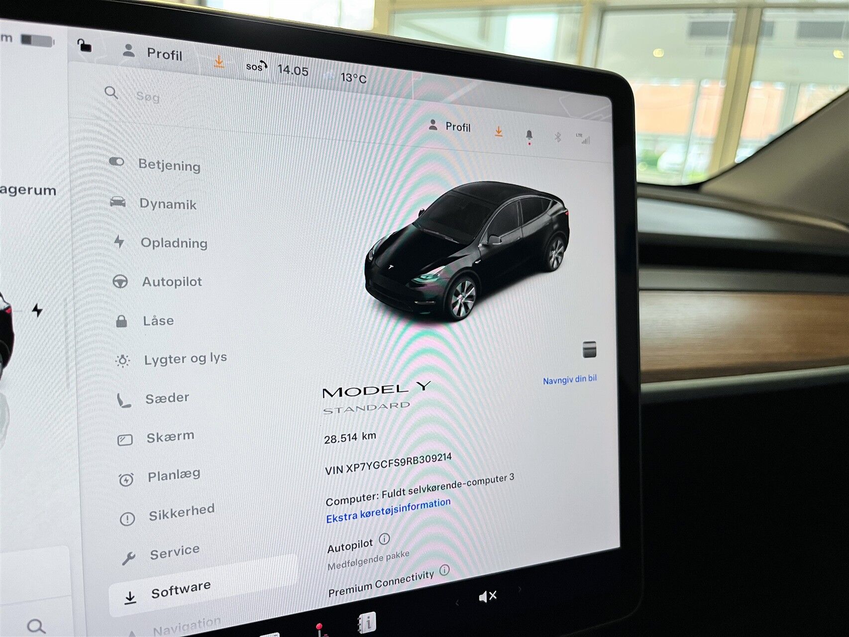 Billede af Tesla Model Y EL RWD 299HK 5d Aut.