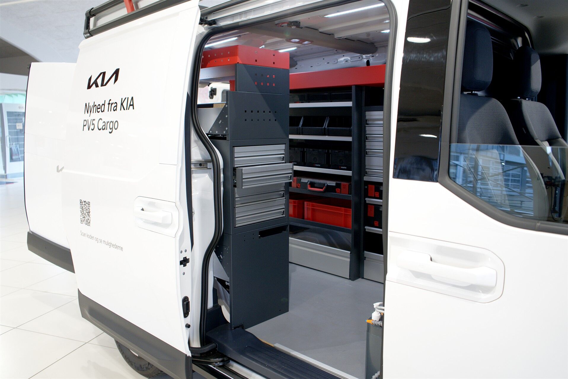 Billede af Kia PV5 Cargo L2H1 EL Long Range Work 163HK Van Aut.