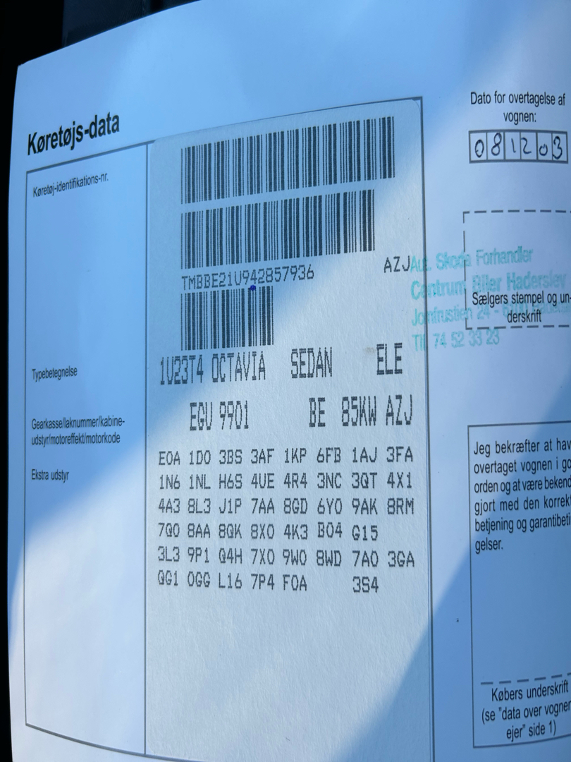 Billede af Skoda Octavia 2,0 Ambiente 115HK 5d