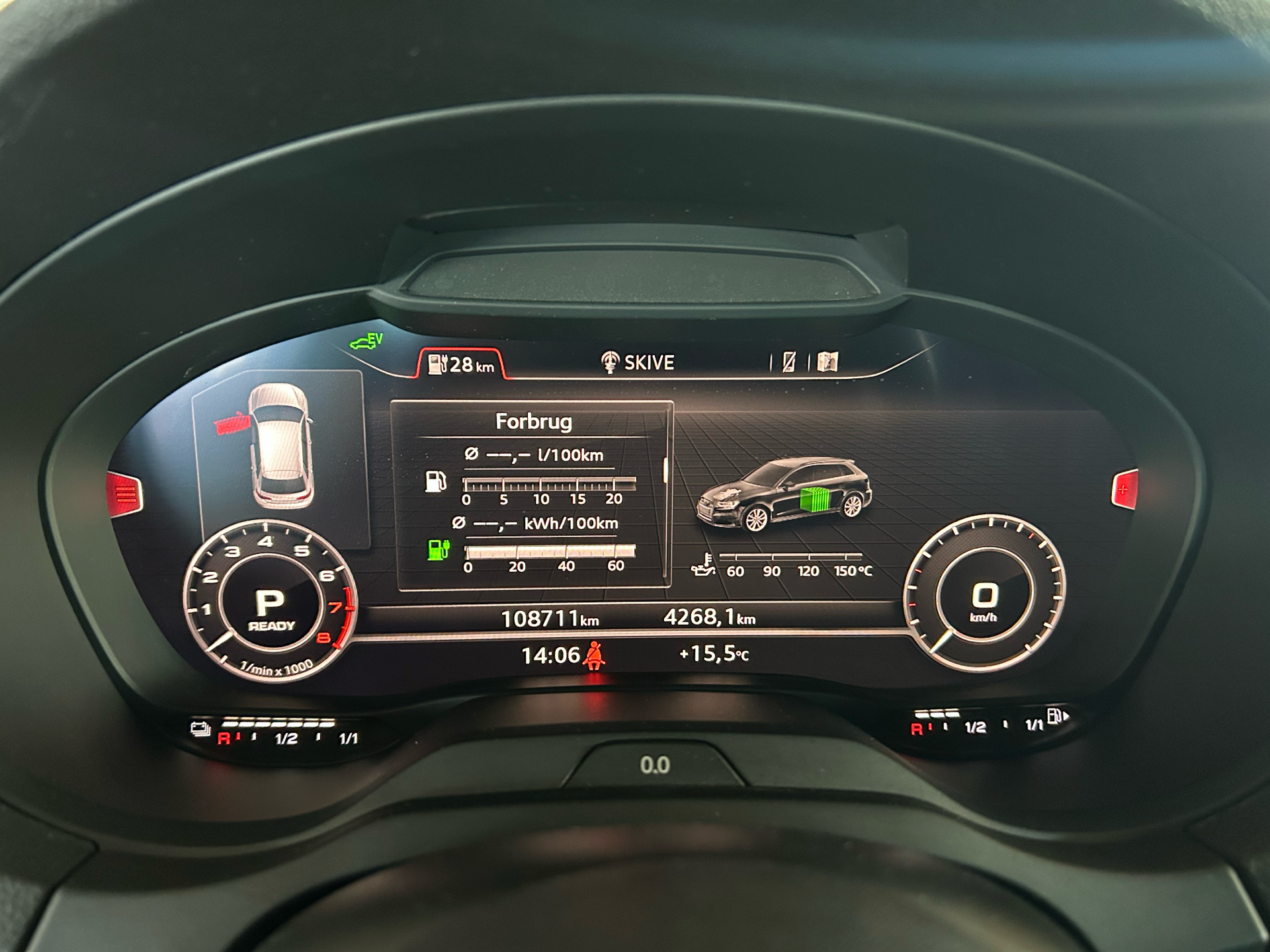 Billede af Audi A3 Sportback 1,4 E-tron  Plugin-hybrid Ambiente S Tronic 204HK 5d 6g Aut.