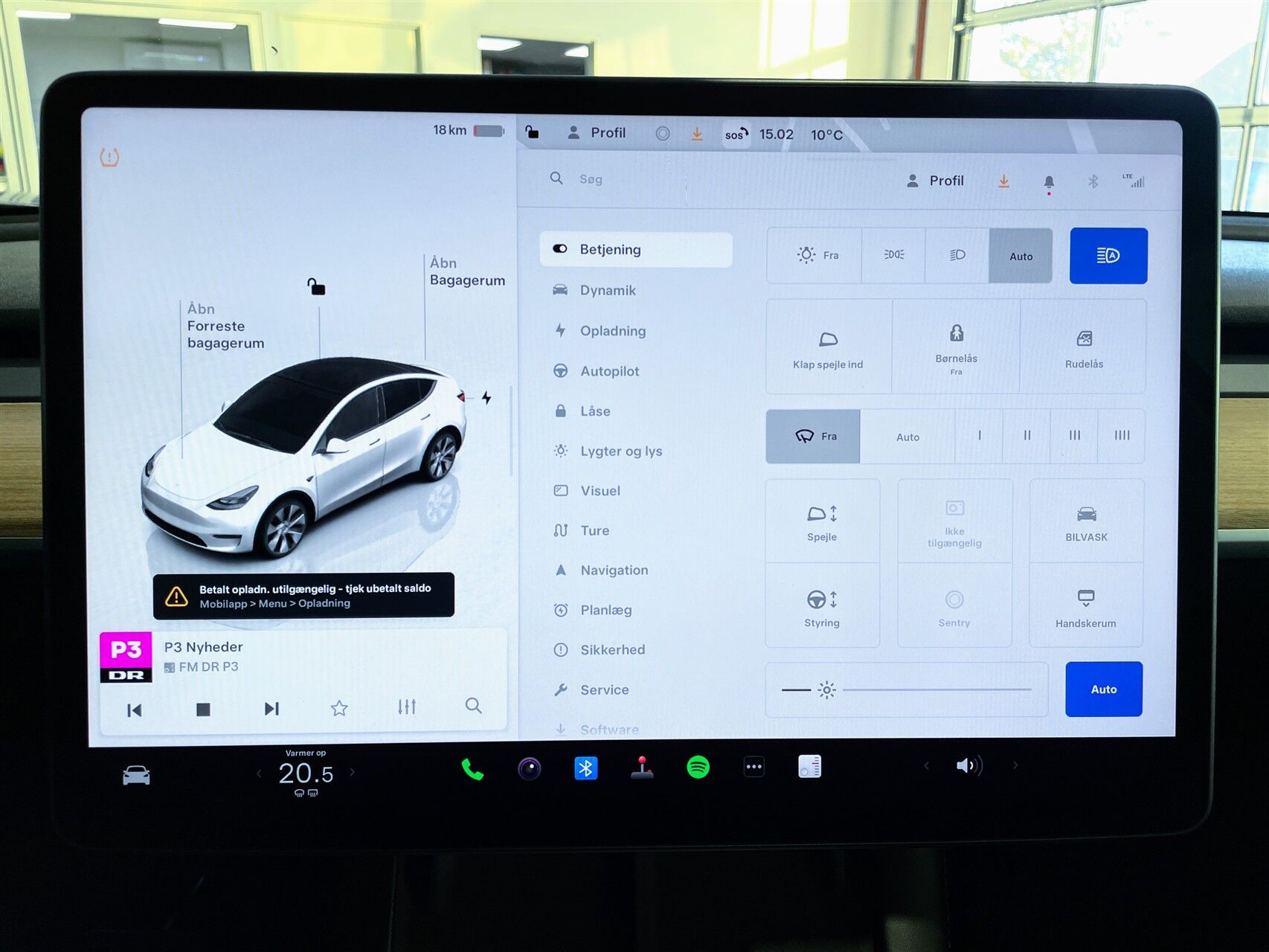 Billede af Tesla Model Y EL RWD 299HK 5d Aut.
