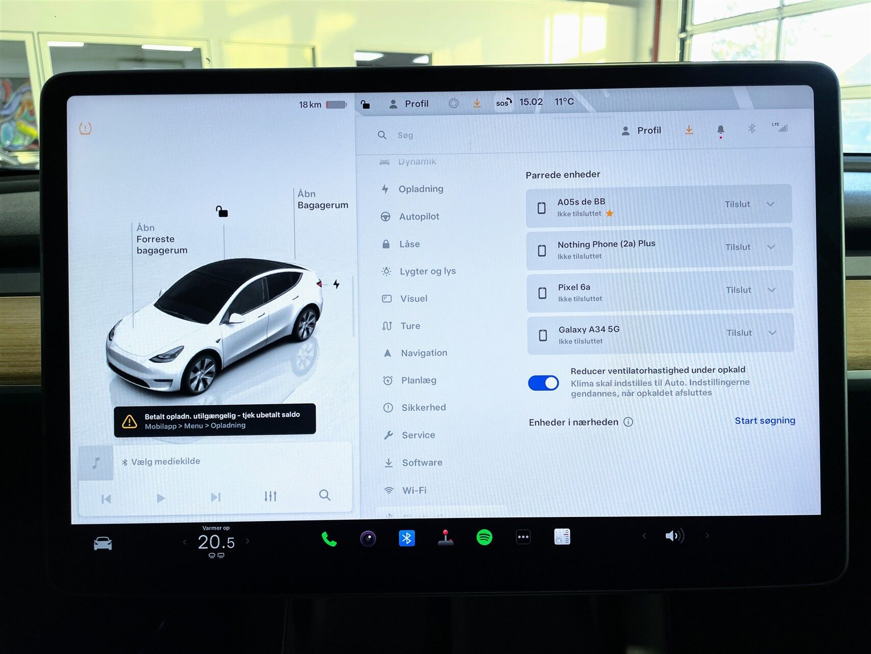 Billede af Tesla Model Y EL RWD 299HK 5d Aut.