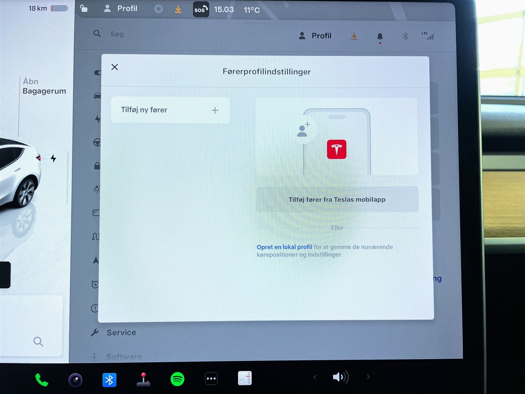 Billede af Tesla Model Y EL RWD 299HK 5d Aut.