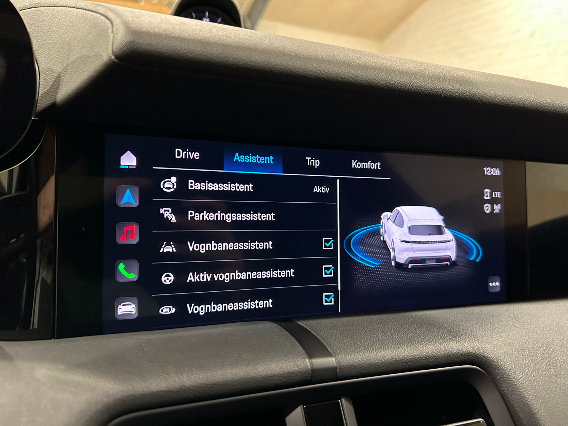 Billede af Porsche Taycan Sport Turismo EL Performance 380HK Stc Aut.