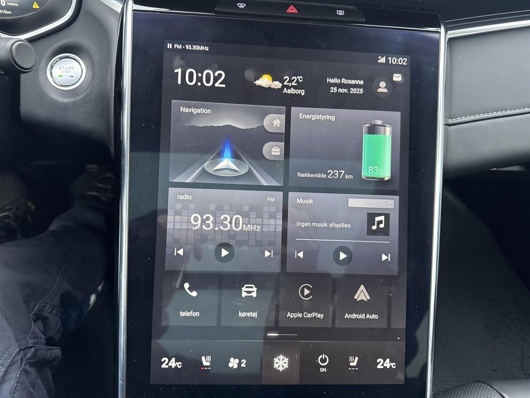 Billede af MG Marvel R EL Performance 4x4 288HK 5d Aut.