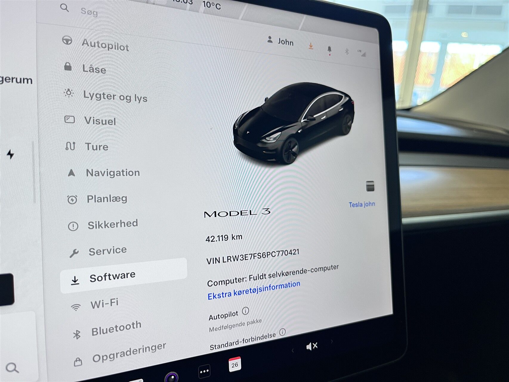 Billede af Tesla Model 3 EL 283HK Aut.