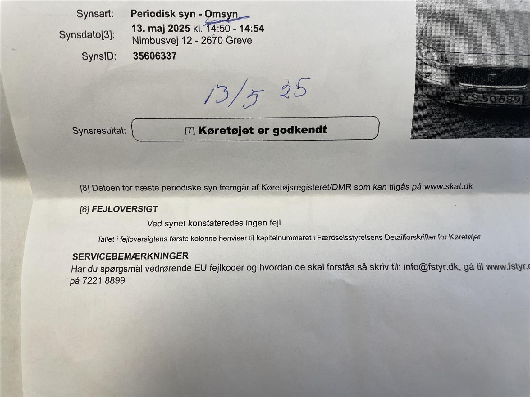 Billede af Volvo V70 2,4 140HK Stc