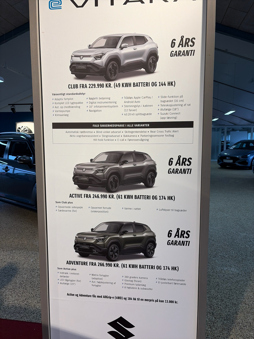 Billede af Suzuki eVitara EL Active 174HK 5d Aut.