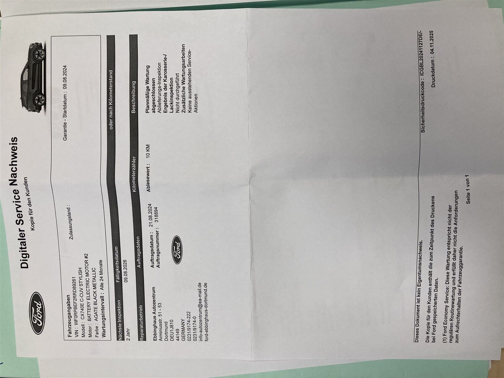 Billede af Ford Explorer EL UR Premium RWD 286HK 5d Aut.