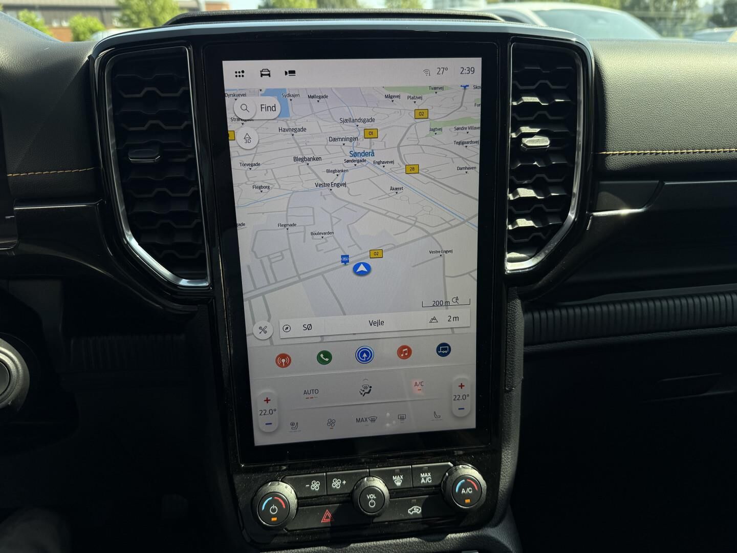 Billede af Ford Ranger Double Cab 2,3 EcoBoost Hybrid Wildtrak e-4WD 281HK Pick-Up 10g Aut.