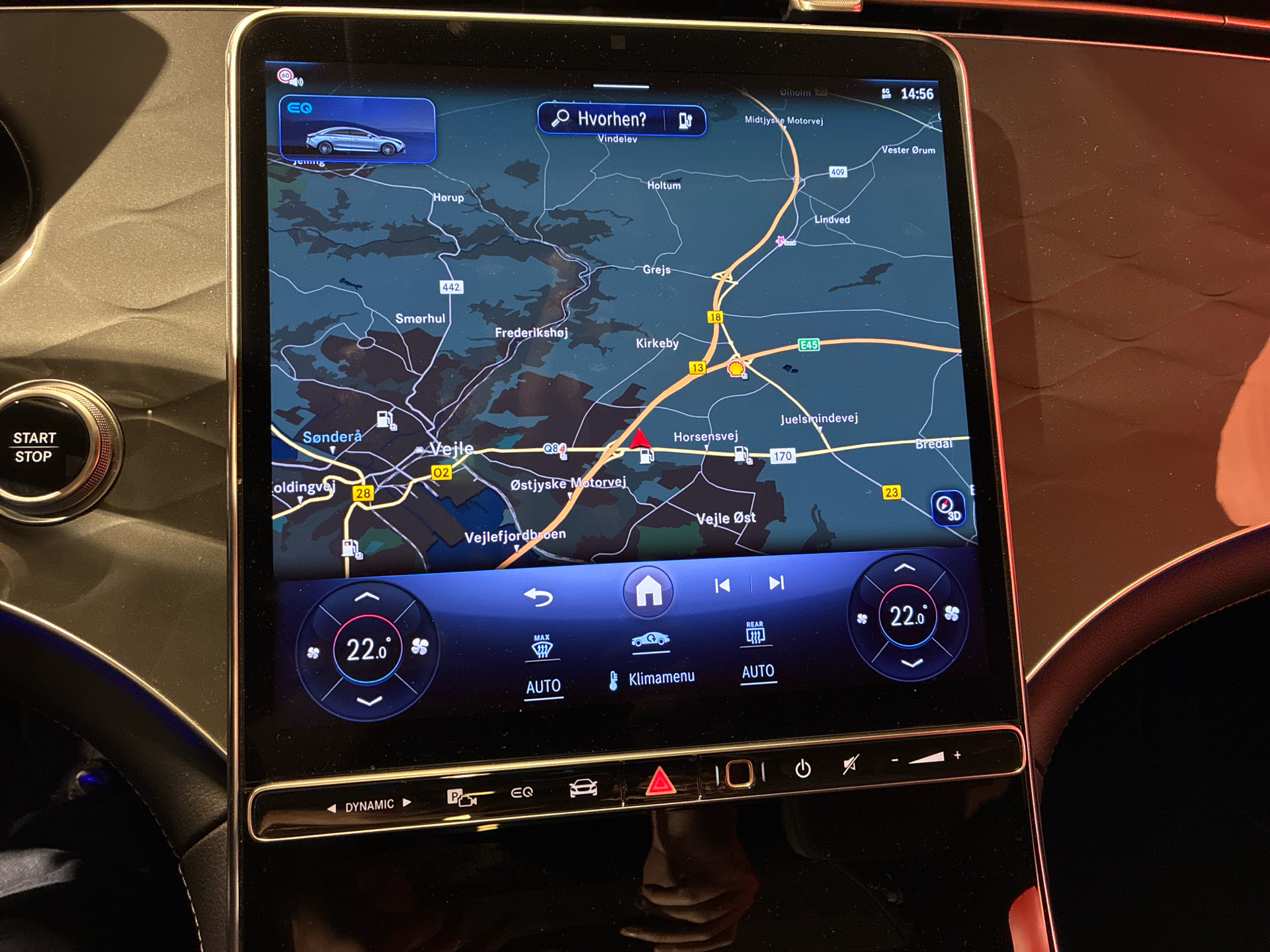 Billede af Mercedes-Benz EQE 300 EL AMG Line 245HK Aut.