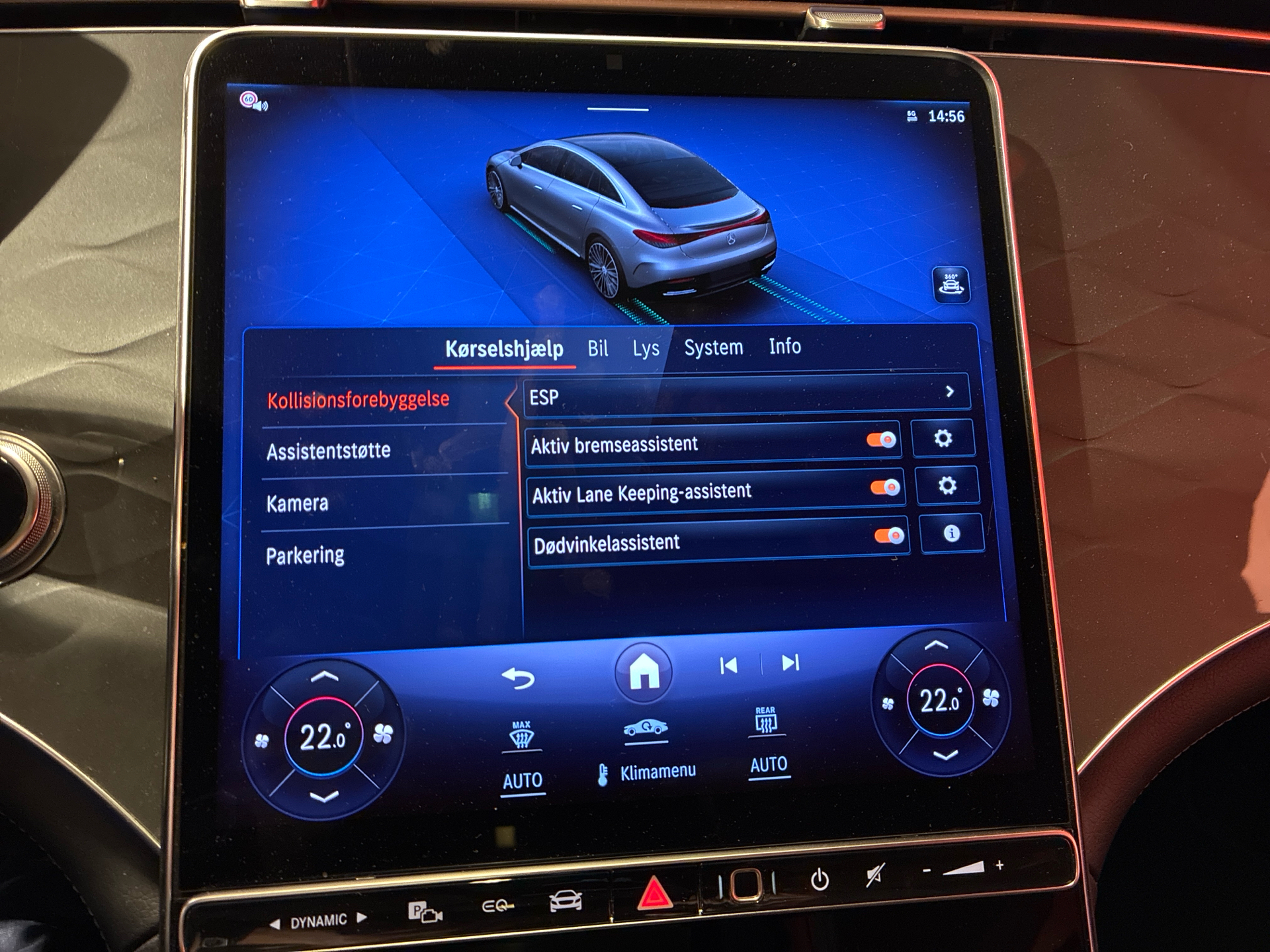 Billede af Mercedes-Benz EQE 300 EL AMG Line 245HK Aut.