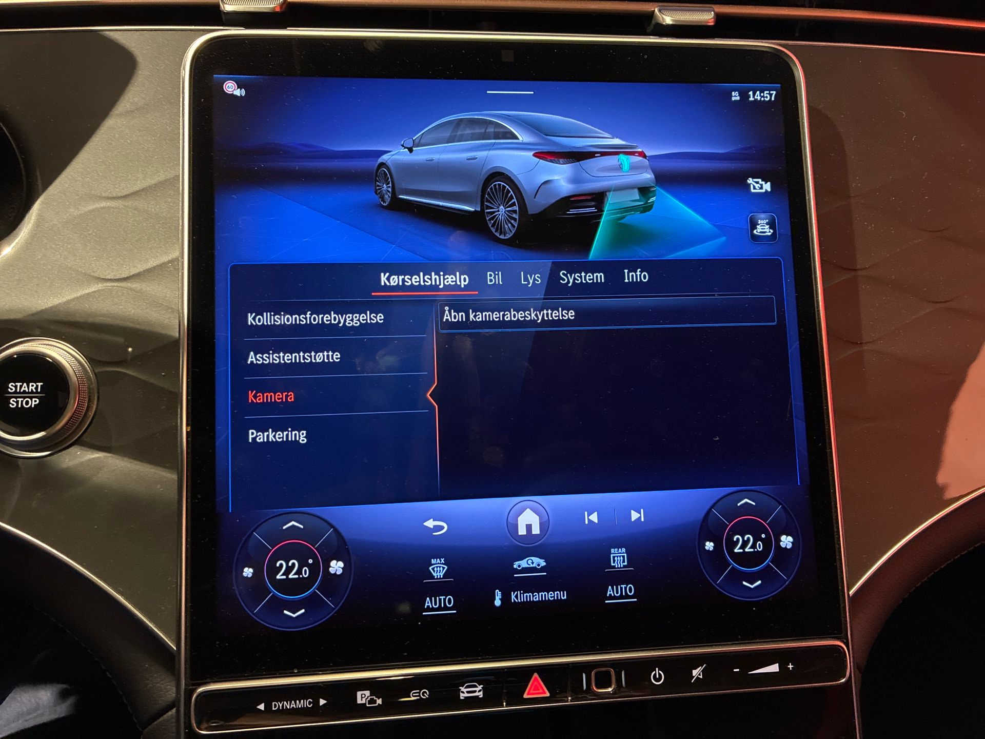 Billede af Mercedes-Benz EQE 300 EL AMG Line 245HK Aut.