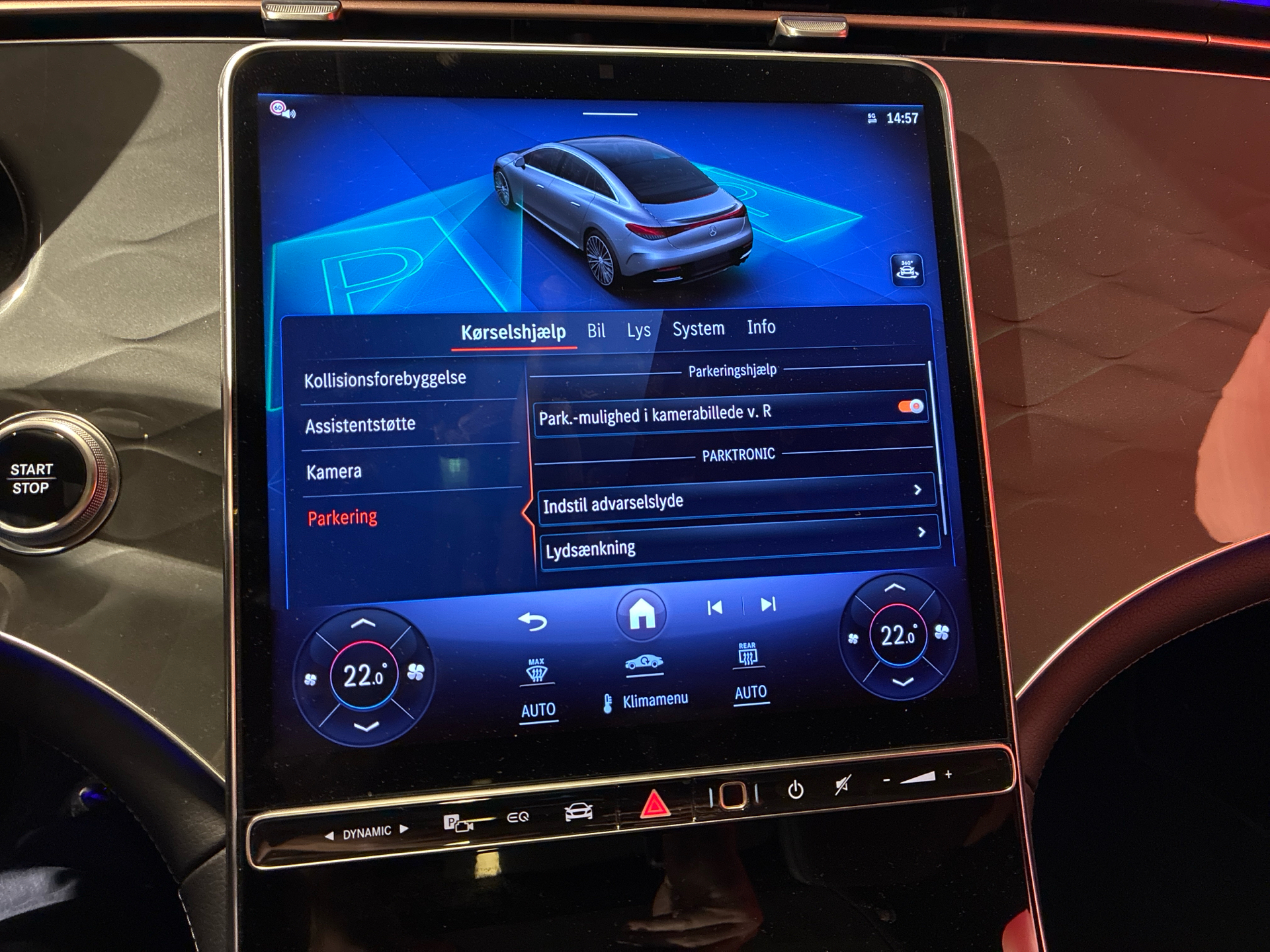 Billede af Mercedes-Benz EQE 300 EL AMG Line 245HK Aut.