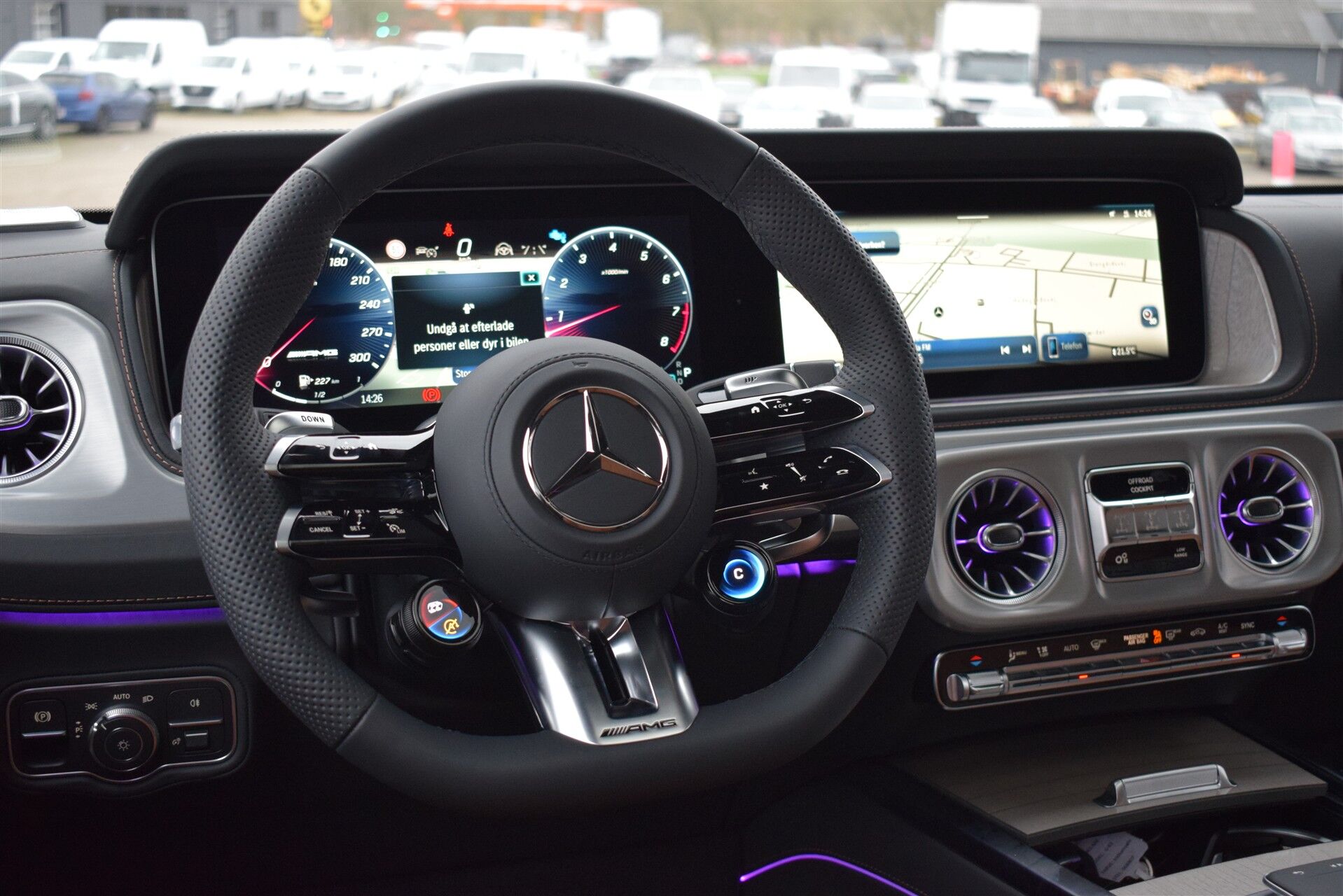 Billede af Mercedes-Benz G63 AMG 4,0 B/El 4Matic AMG Speedshift 585HK 5d 9g Aut.