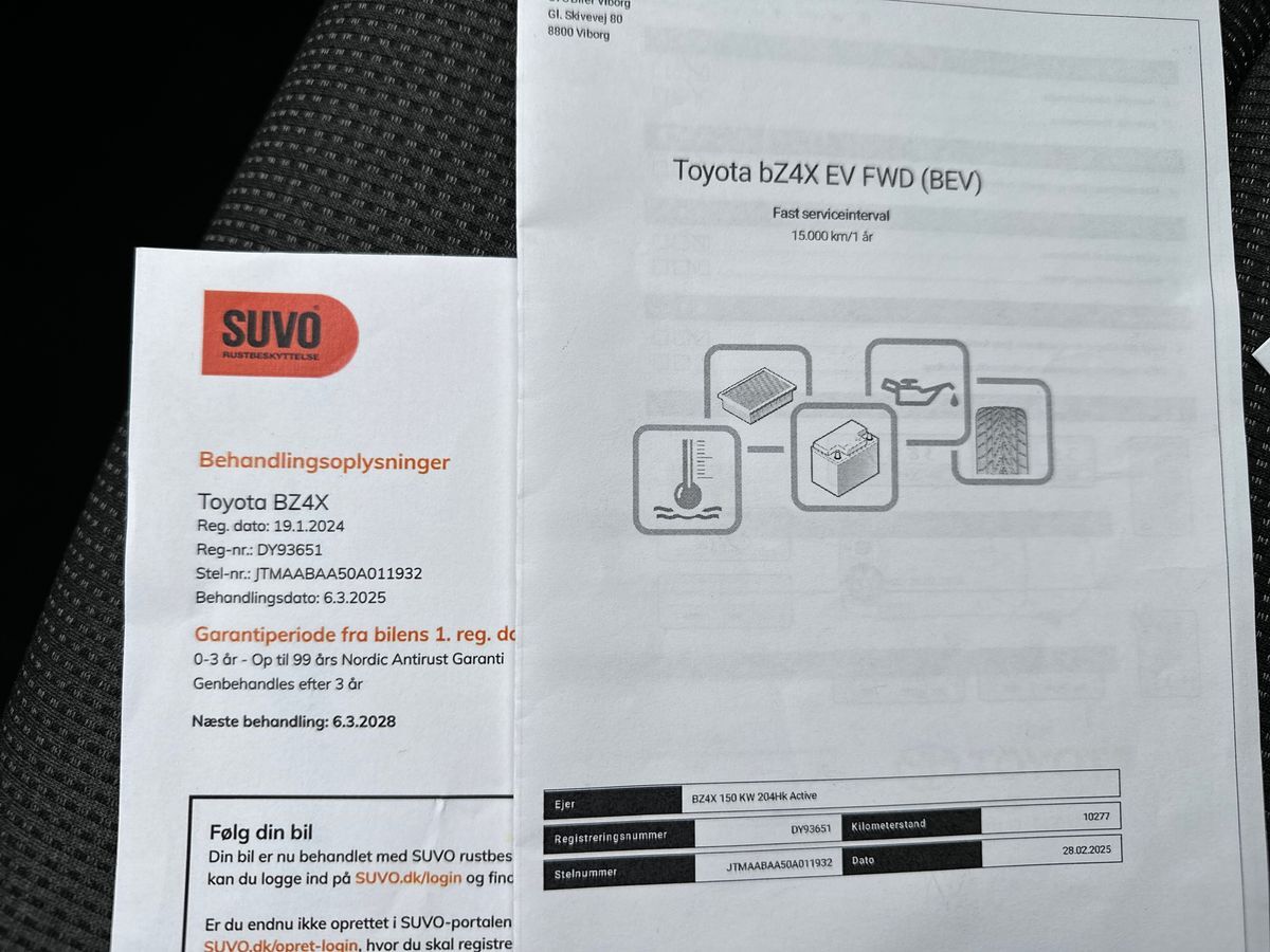 Billede af Toyota BZ4X EL Active 204HK 5d Aut.