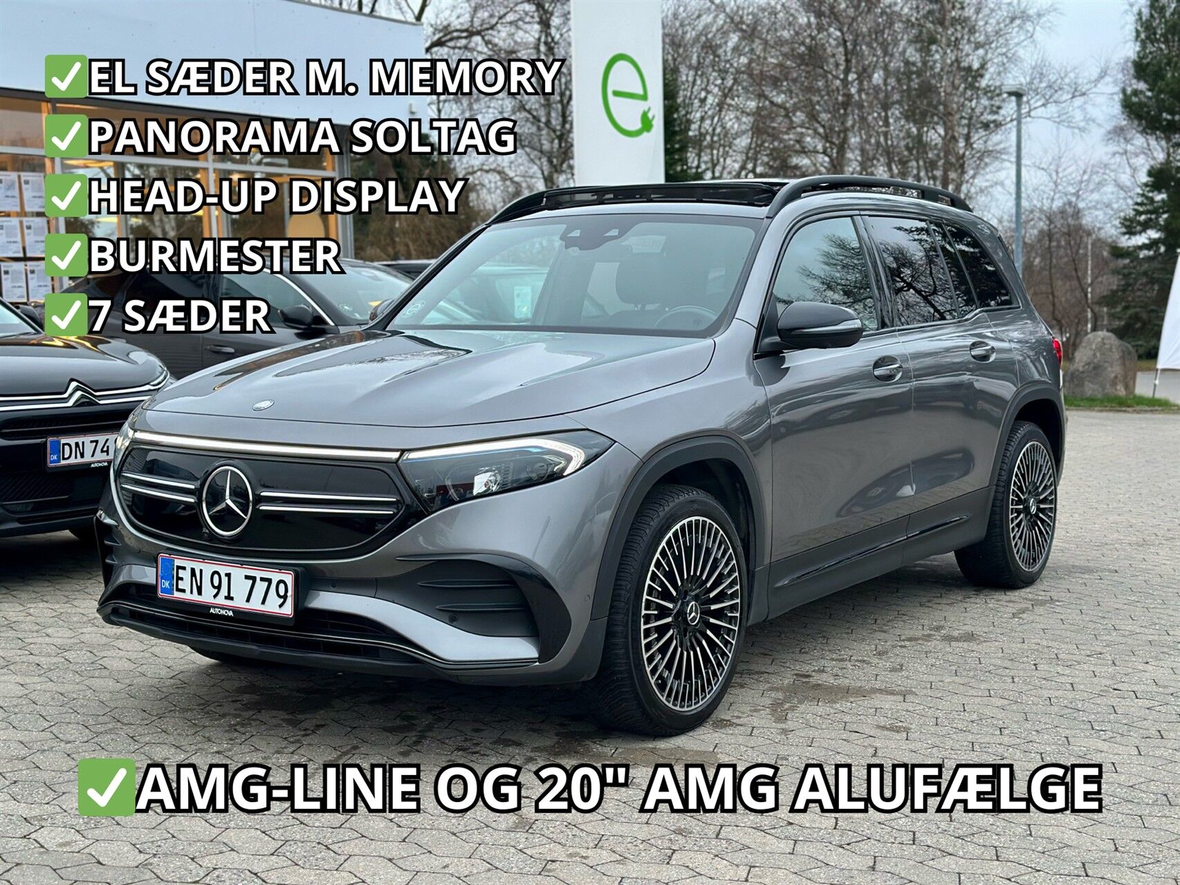 Billede af Mercedes-Benz EQB 350 7 pers. EL AMG Premium Plus 4Matic 292HK 5d Aut. 