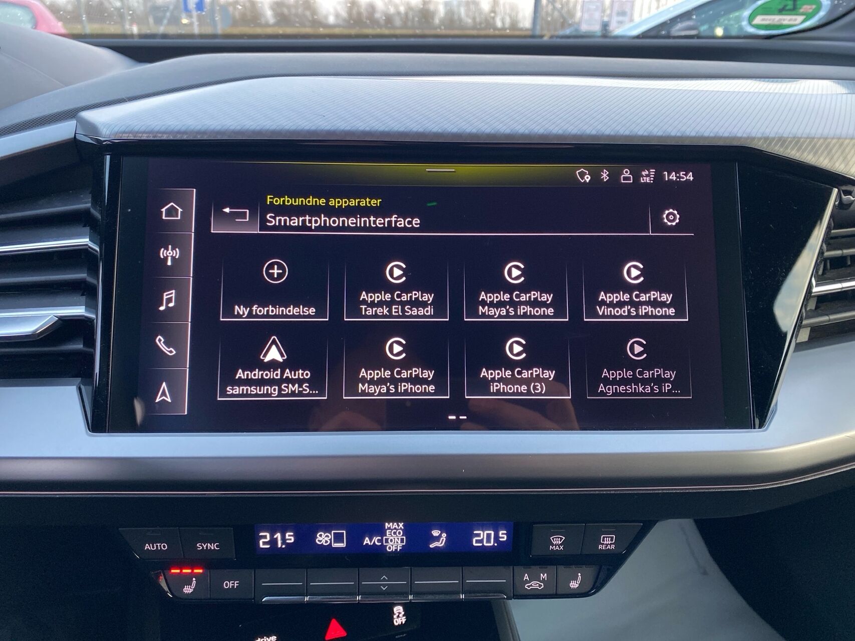 Billede af Audi Q4 Sportback 40 E-tron 204HK 5d Aut.