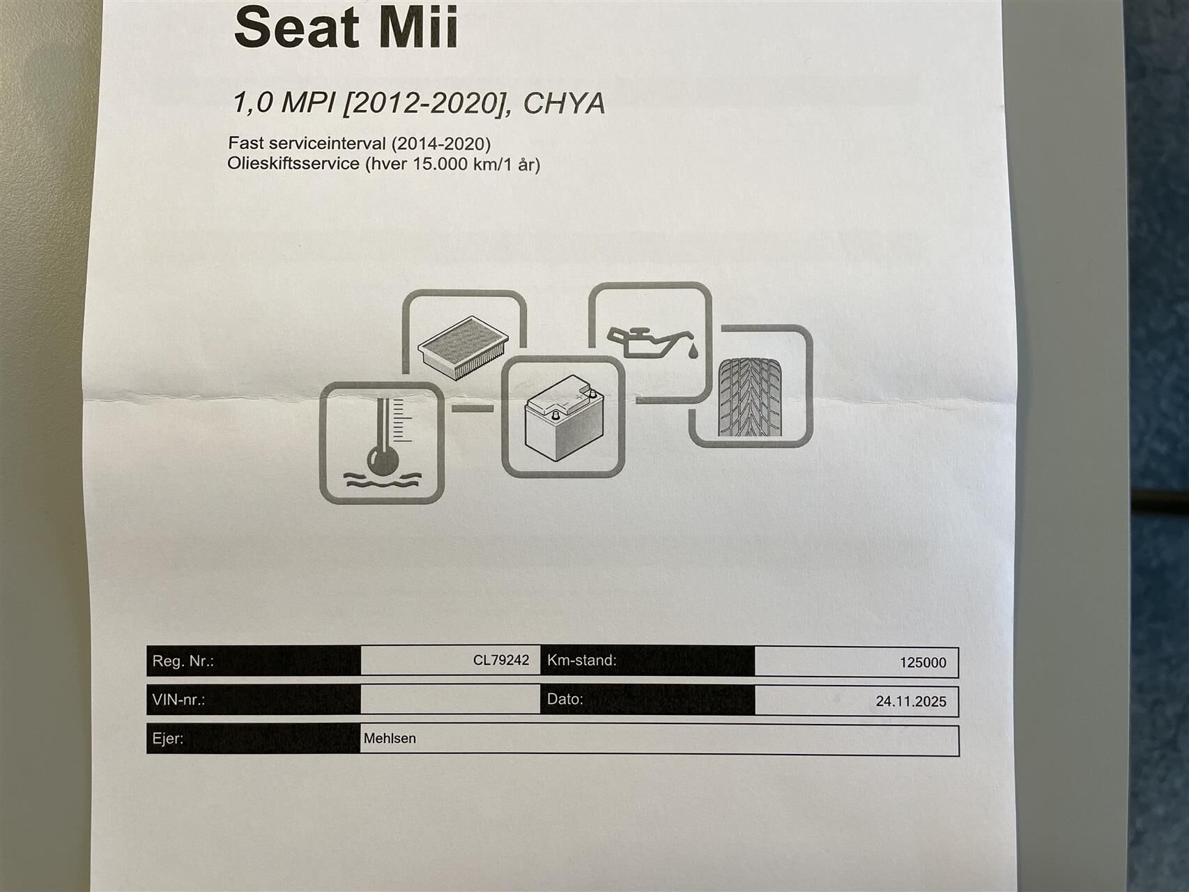 Billede af Skoda Citigo 1,0 MPI Family 60HK 5d
