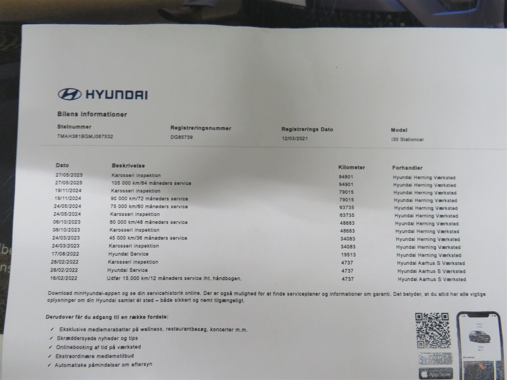 Billede af Hyundai i30 1,0 T-GDI N-Line DCT 120HK 5d 7g Aut.