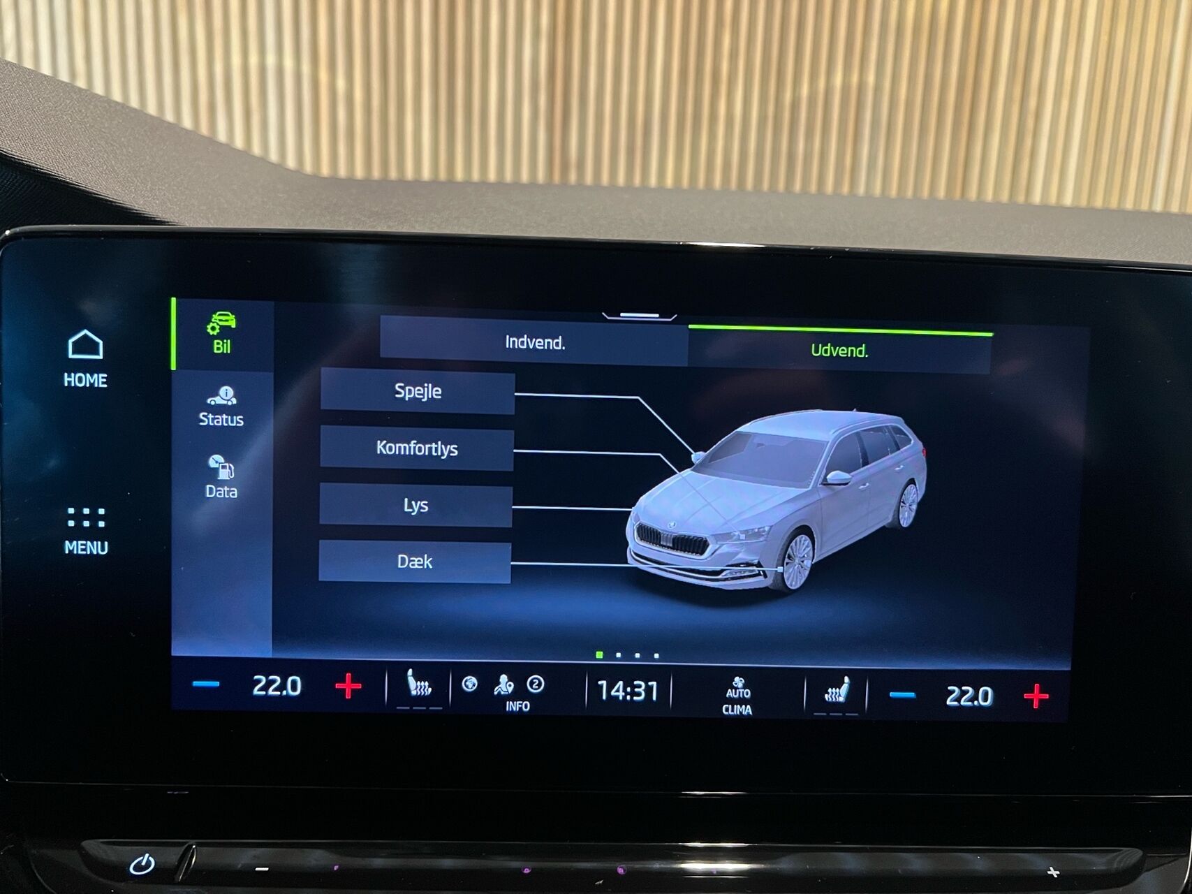 Billede af Skoda Octavia Combi 1,5 eTSI  Mild hybrid Style DSG 150HK Stc 7g Aut.