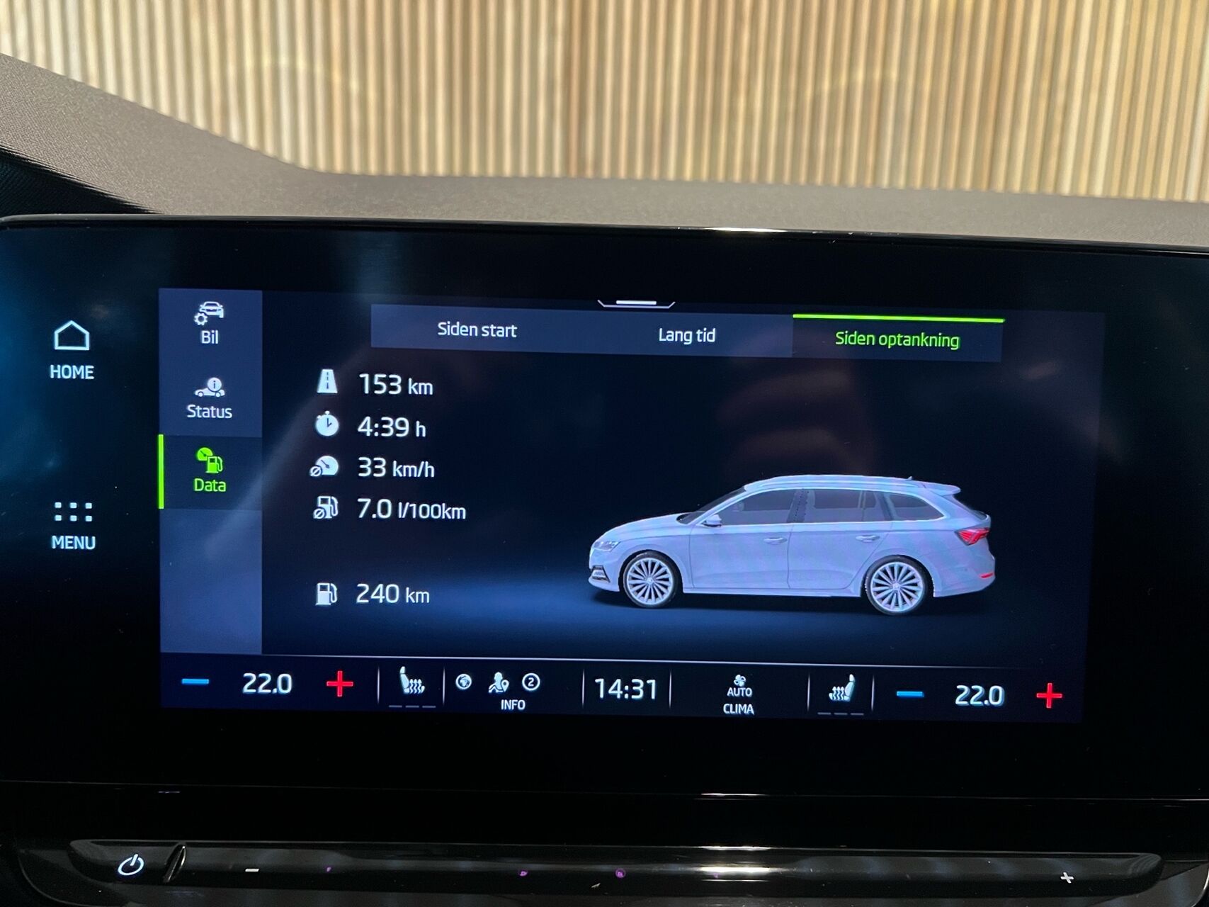 Billede af Skoda Octavia Combi 1,5 eTSI  Mild hybrid Style DSG 150HK Stc 7g Aut.