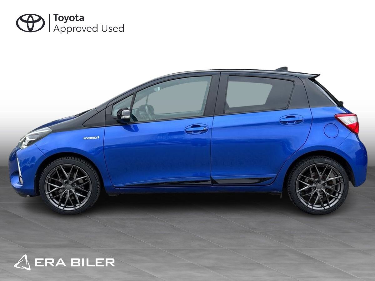 Billede af Toyota Yaris 1,5 Hybrid Flavour BLÅ E-CVT 100HK 5d Trinl. Gear