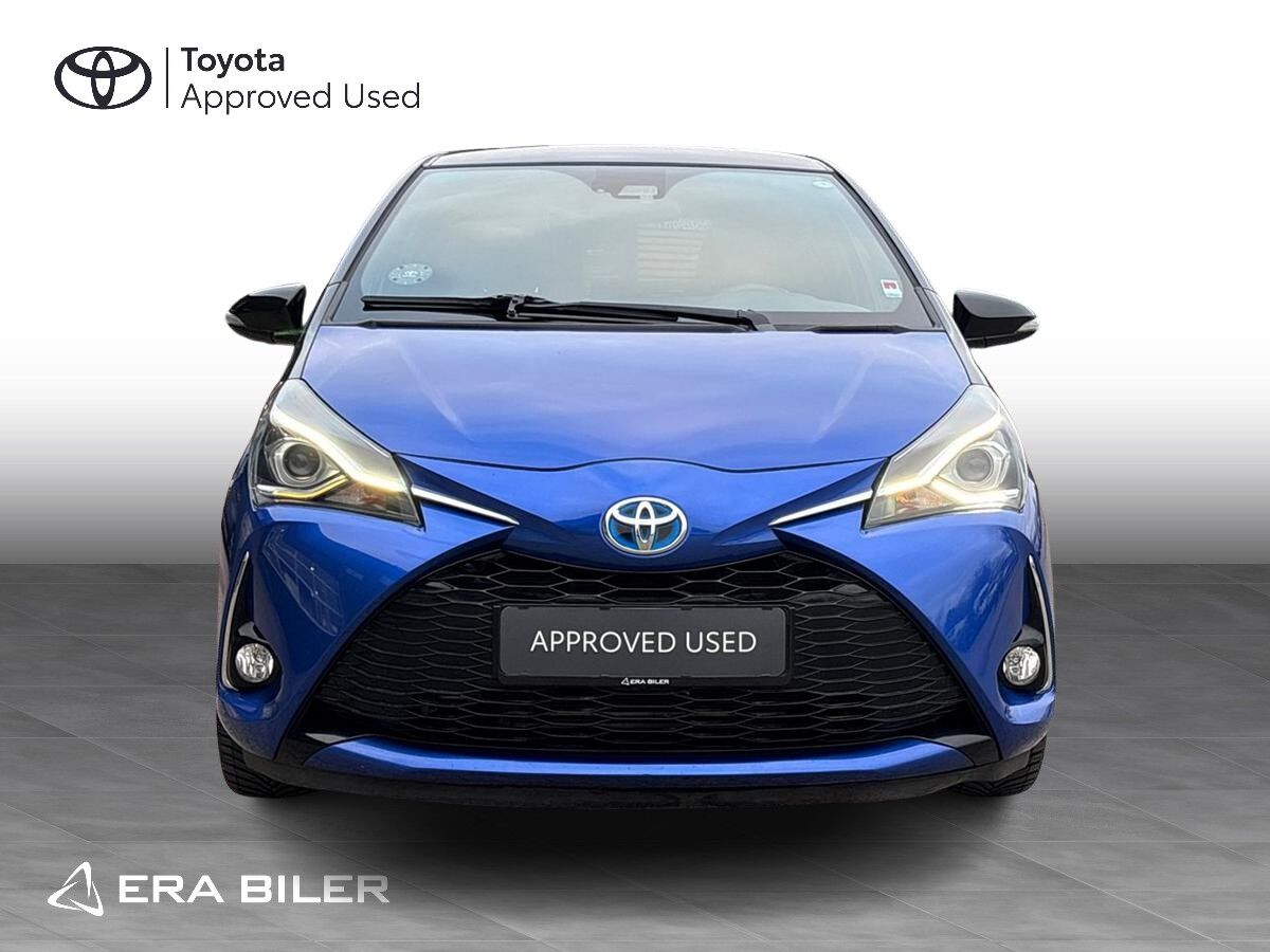 Billede af Toyota Yaris 1,5 Hybrid Flavour BLÅ E-CVT 100HK 5d Trinl. Gear