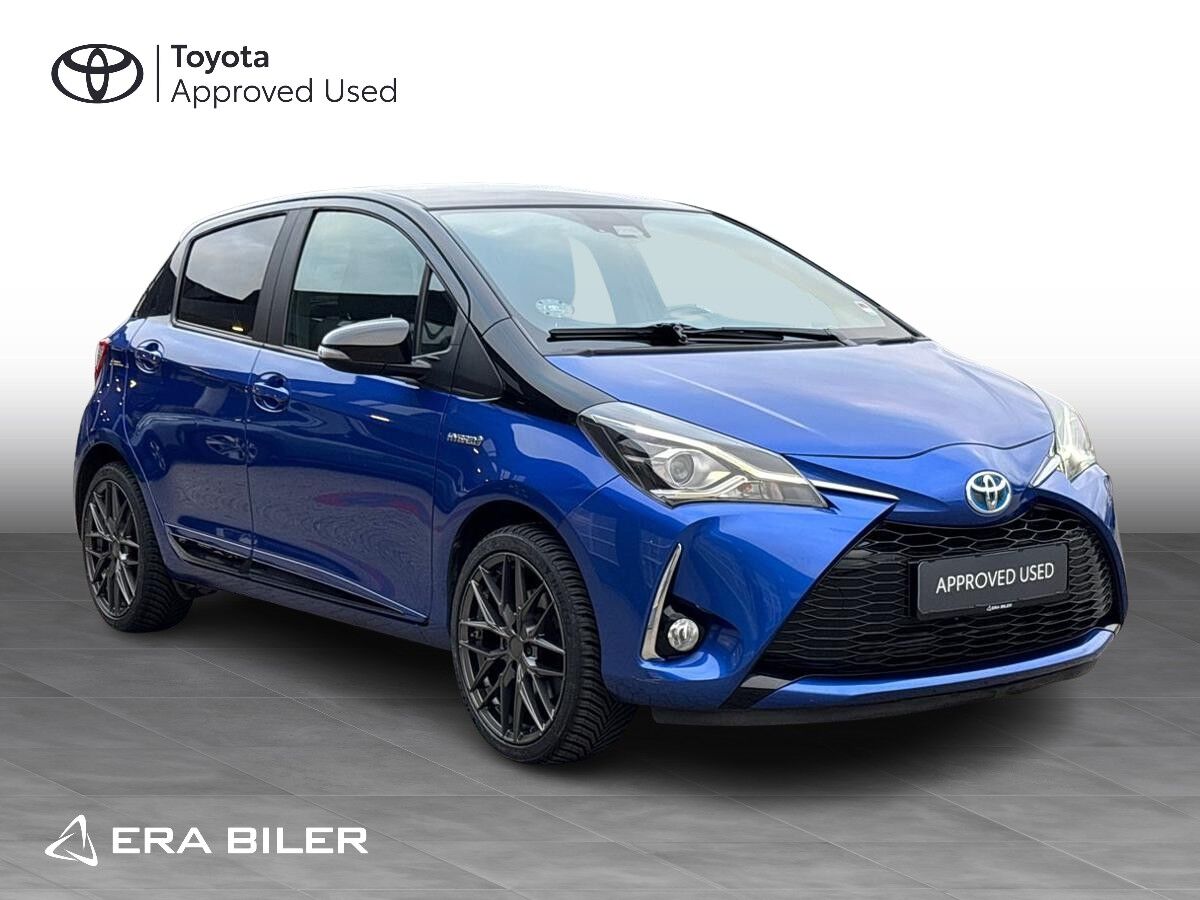 Billede af Toyota Yaris 1,5 Hybrid Flavour BLÅ E-CVT 100HK 5d Trinl. Gear