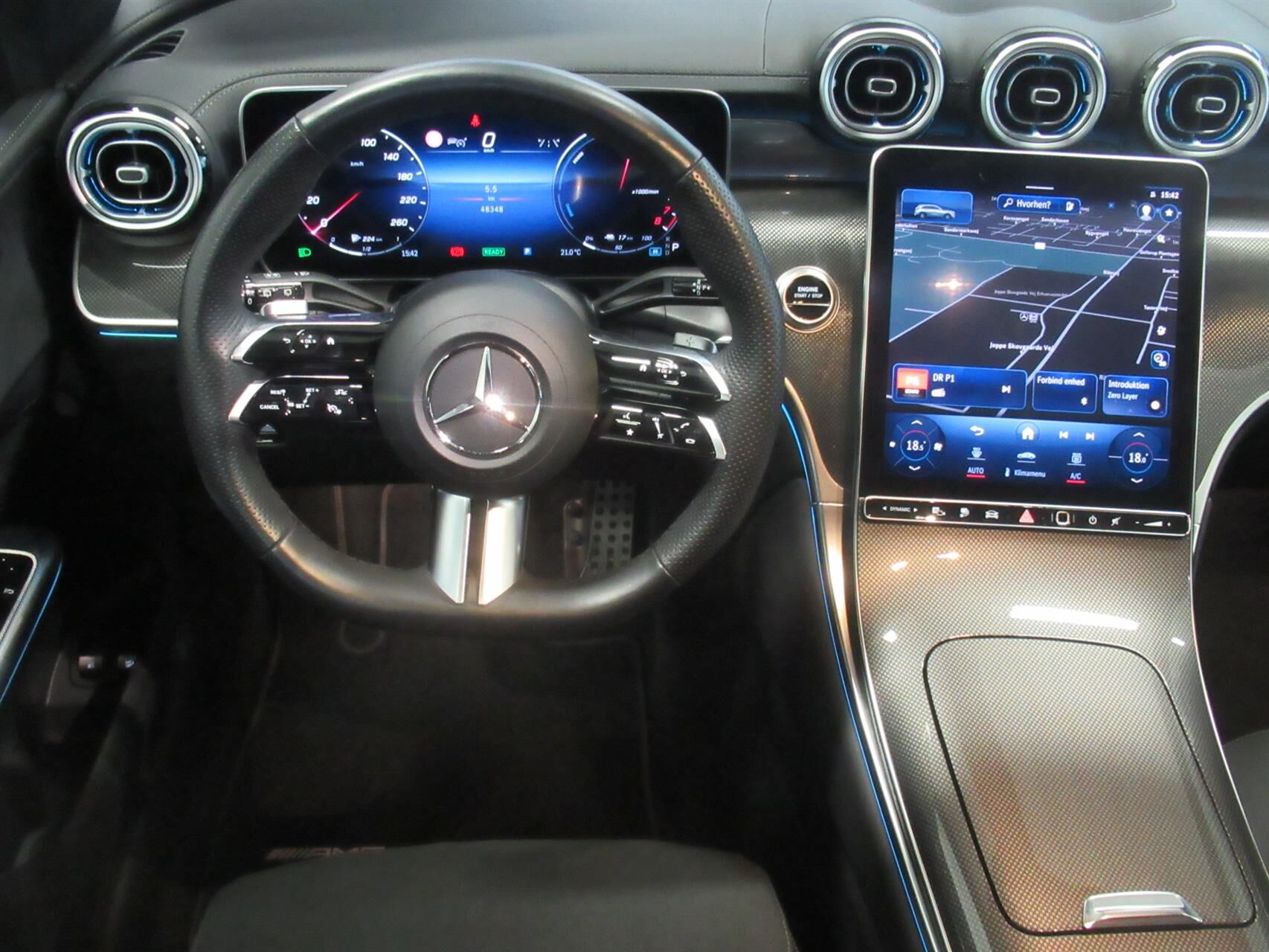 Billede af Mercedes-Benz GLC300 e 2,0 Plugin-hybrid AMG Advance 4Matic 9G-Tronic 313HK 5d 9g Aut.