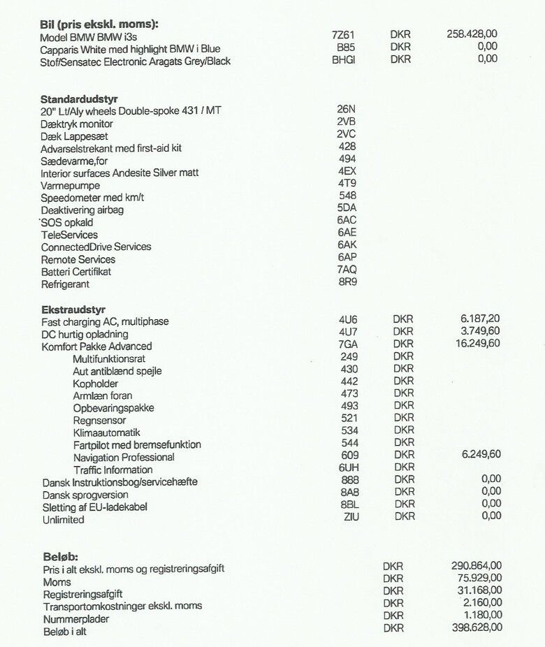 Billede af BMW i3 S EL 184HK 5d Aut.