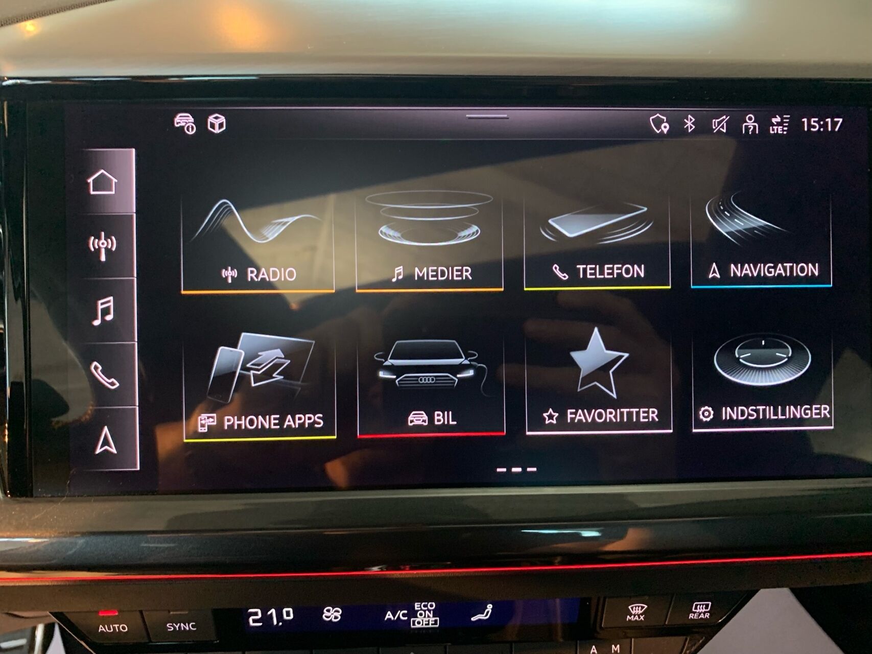 Billede af Audi Q4 Sportback 40 E-tron S Line 204HK 5d Aut.