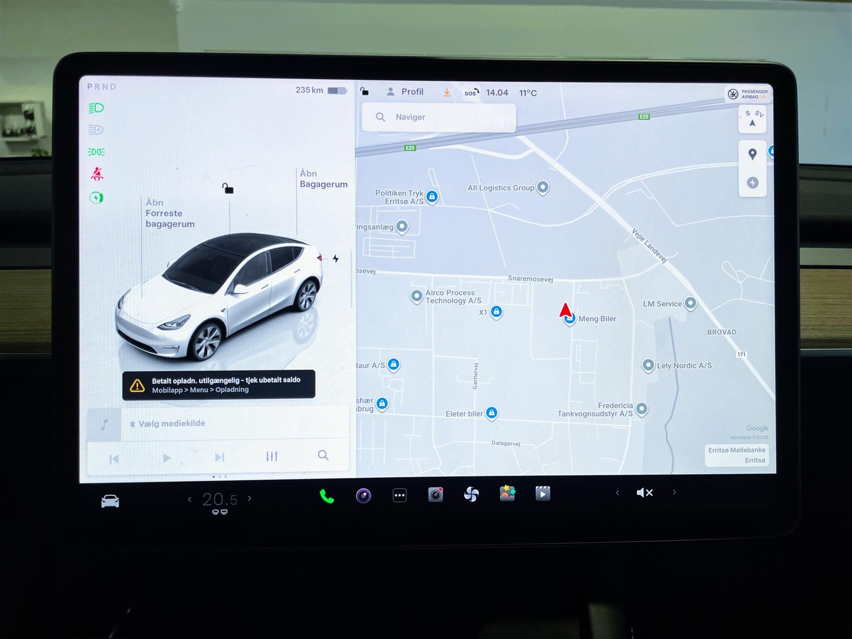 Billede af Tesla Model Y EL RWD 299HK 5d Aut.