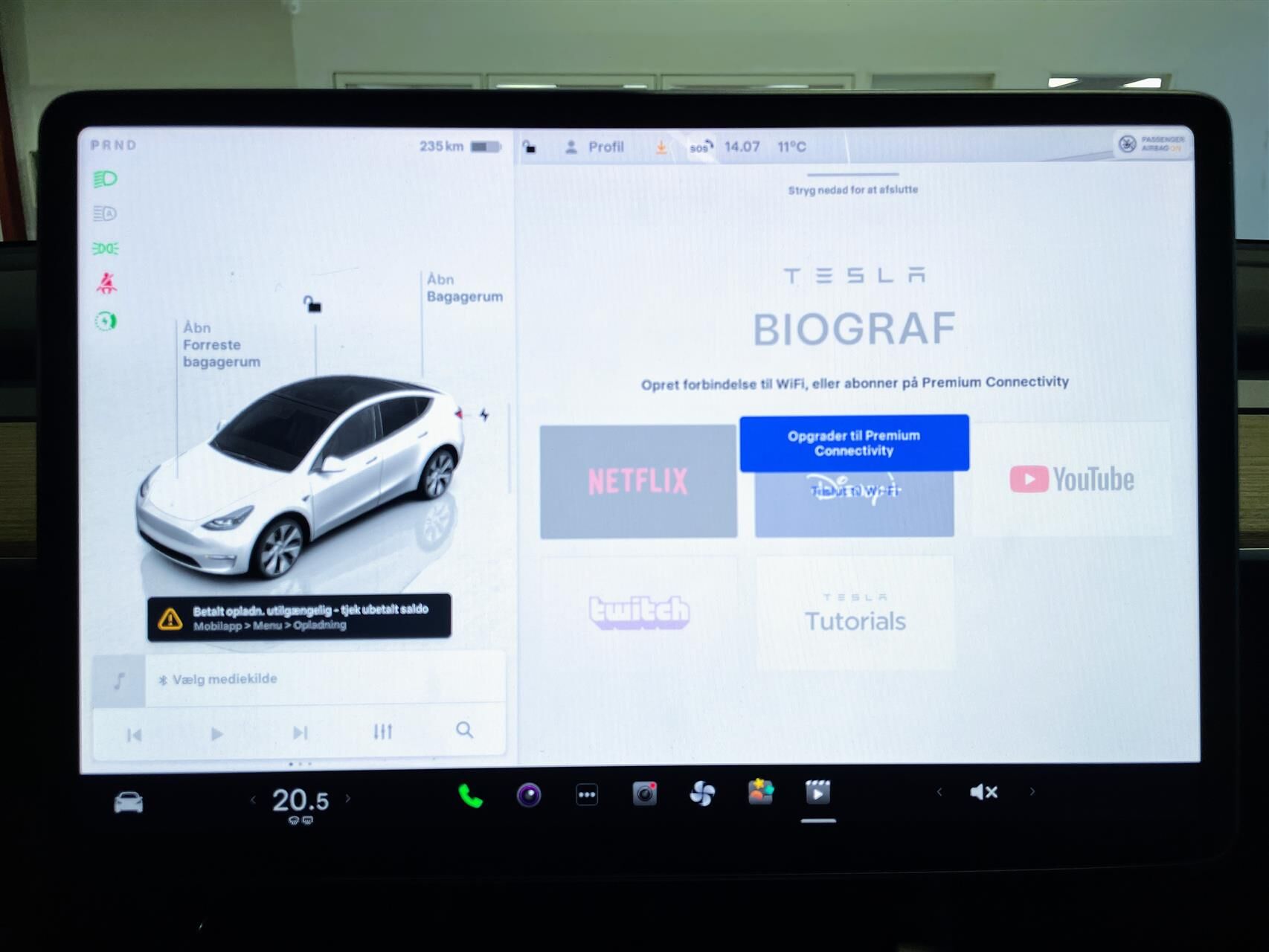 Billede af Tesla Model Y EL RWD 299HK 5d Aut.