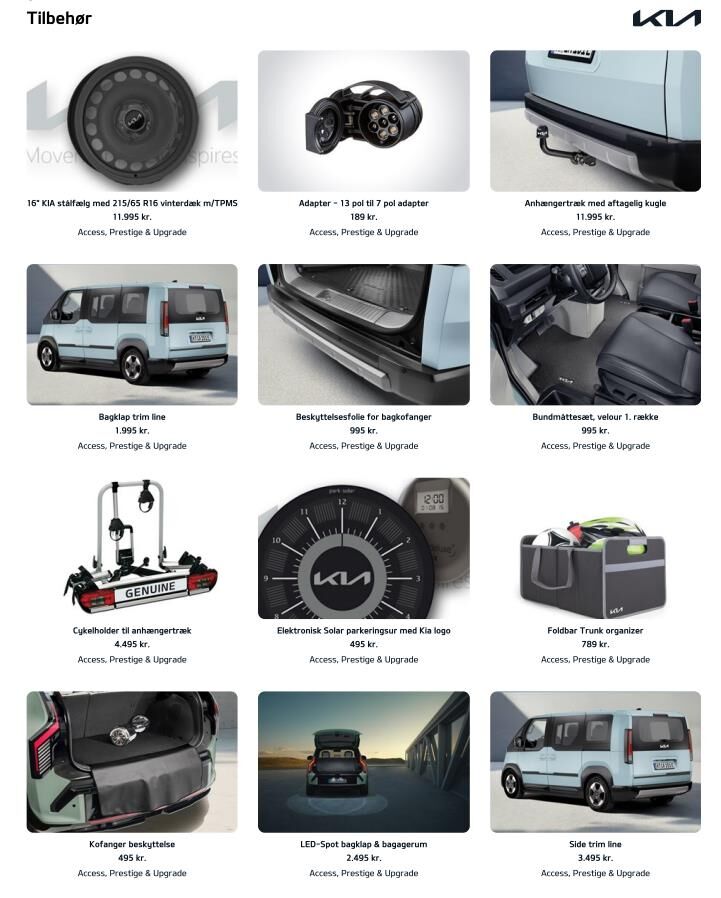 Billede af Kia PV5 Long Range Upgrade 163HK Aut.