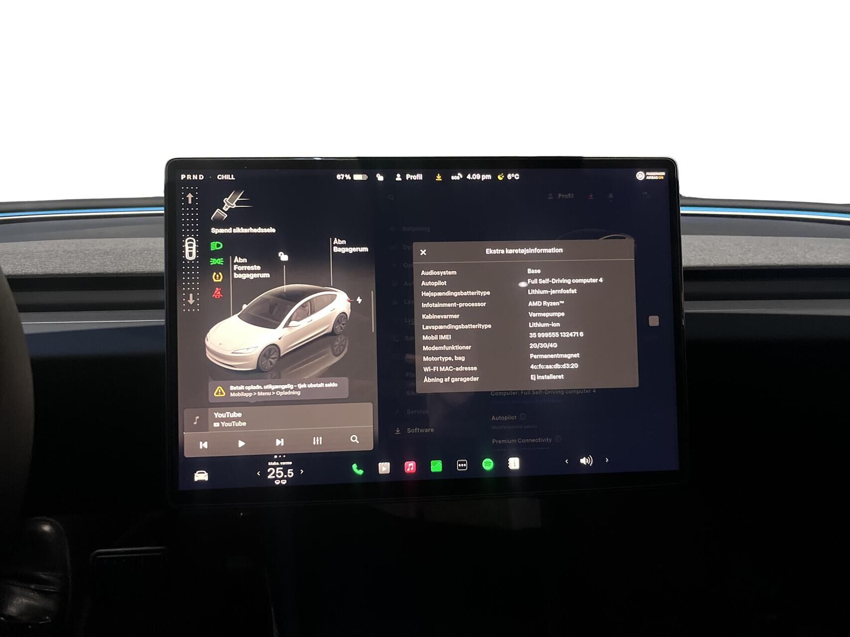 Billede af Tesla Model 3 EL Standard Range 283HK Aut.