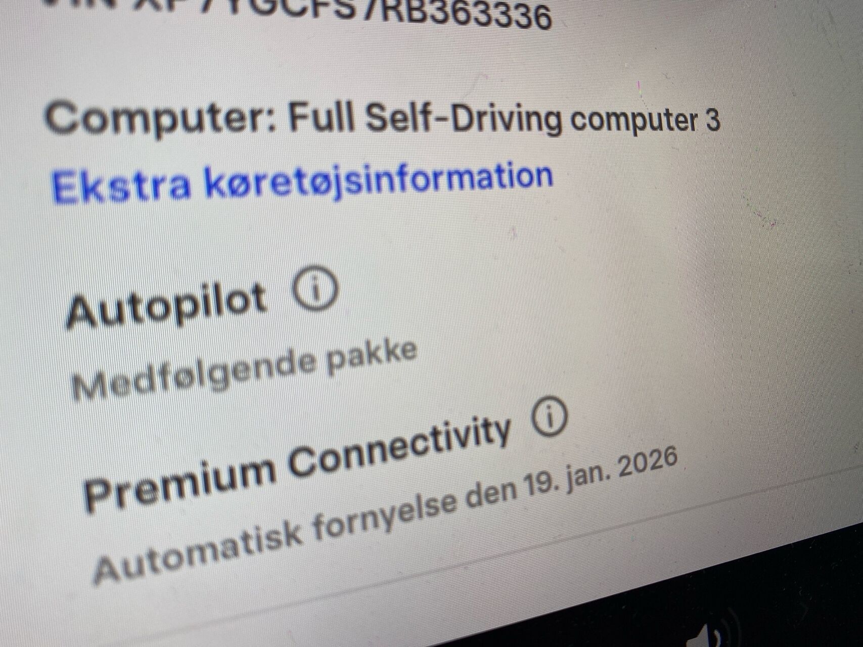 Billede af Tesla Model Y EL RWD 299HK 5d Aut.