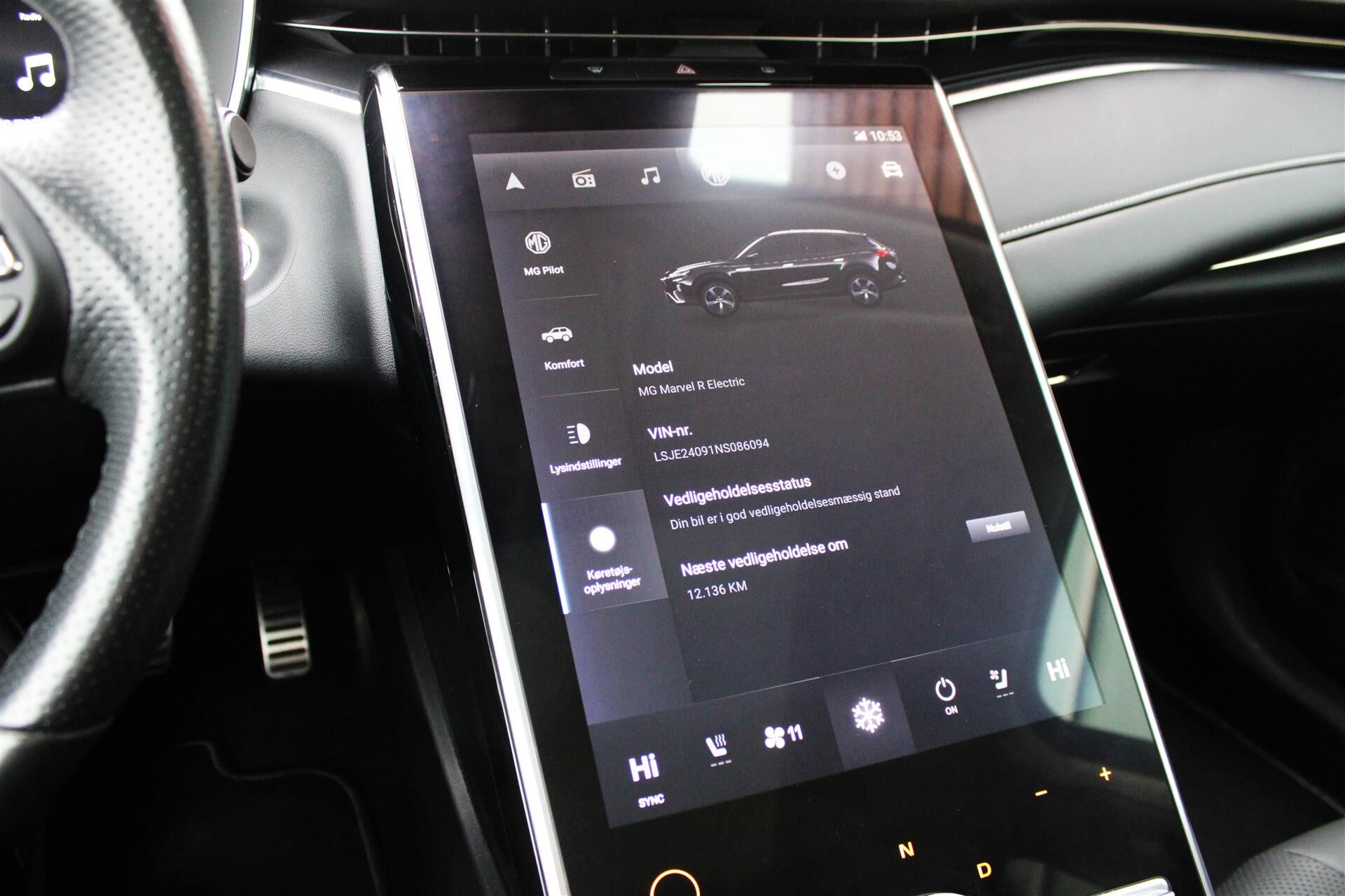 Billede af MG Marvel R EL Luxury 180HK 5d Aut.