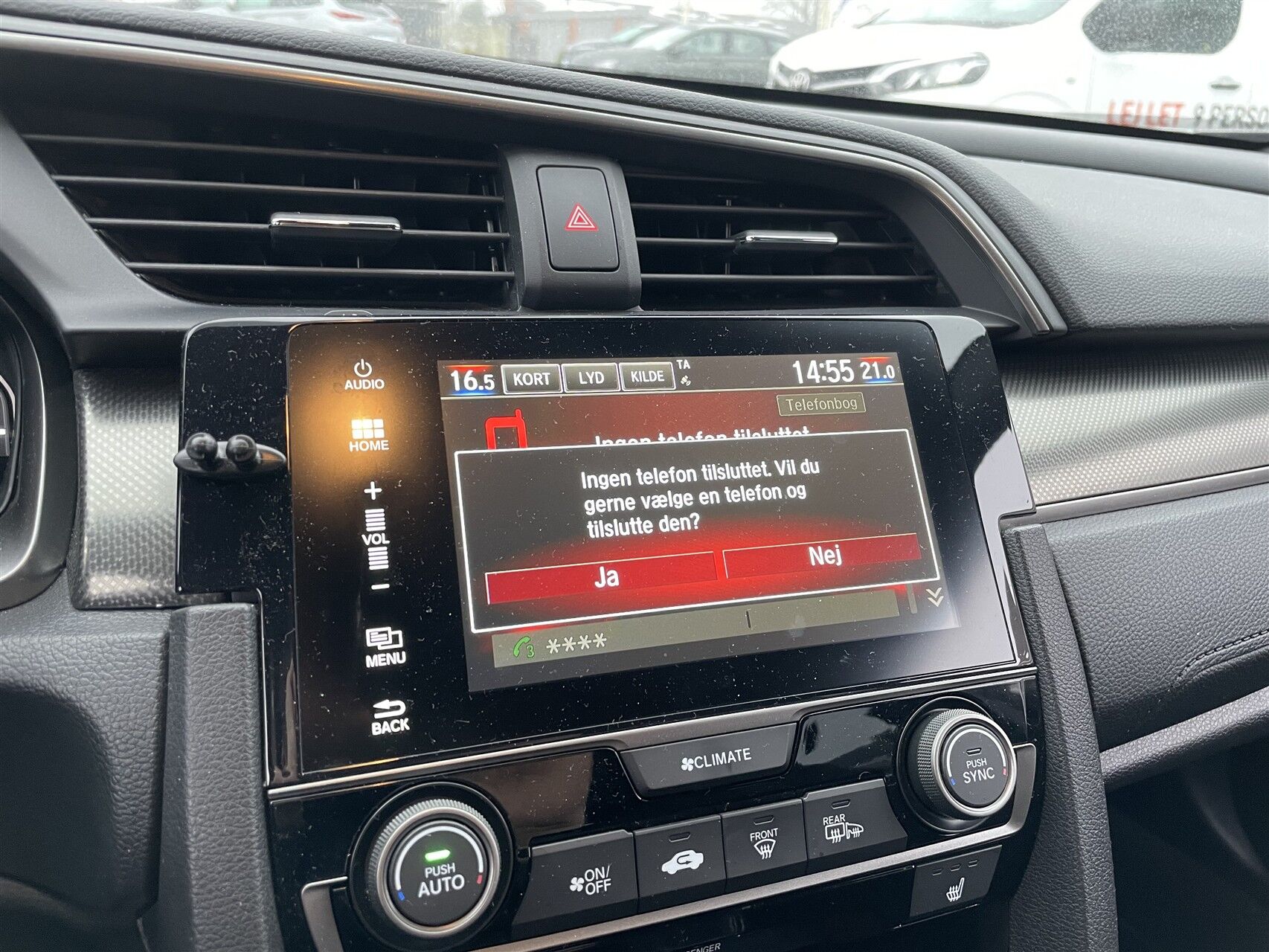 Billede af Honda Civic 1,0 VTEC Turbo Elegance Navi CVT 129HK 5d 6g Aut.