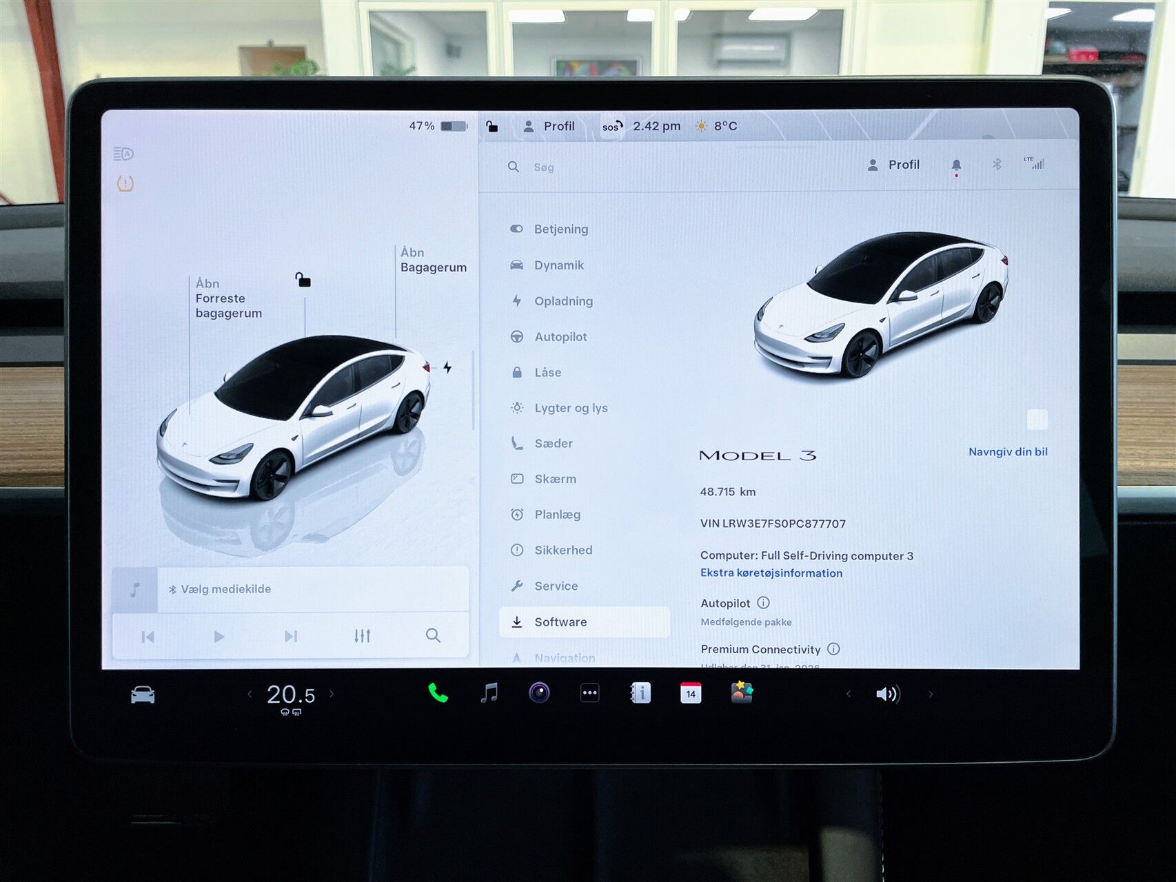 Billede af Tesla Model 3 EL 283HK Aut.