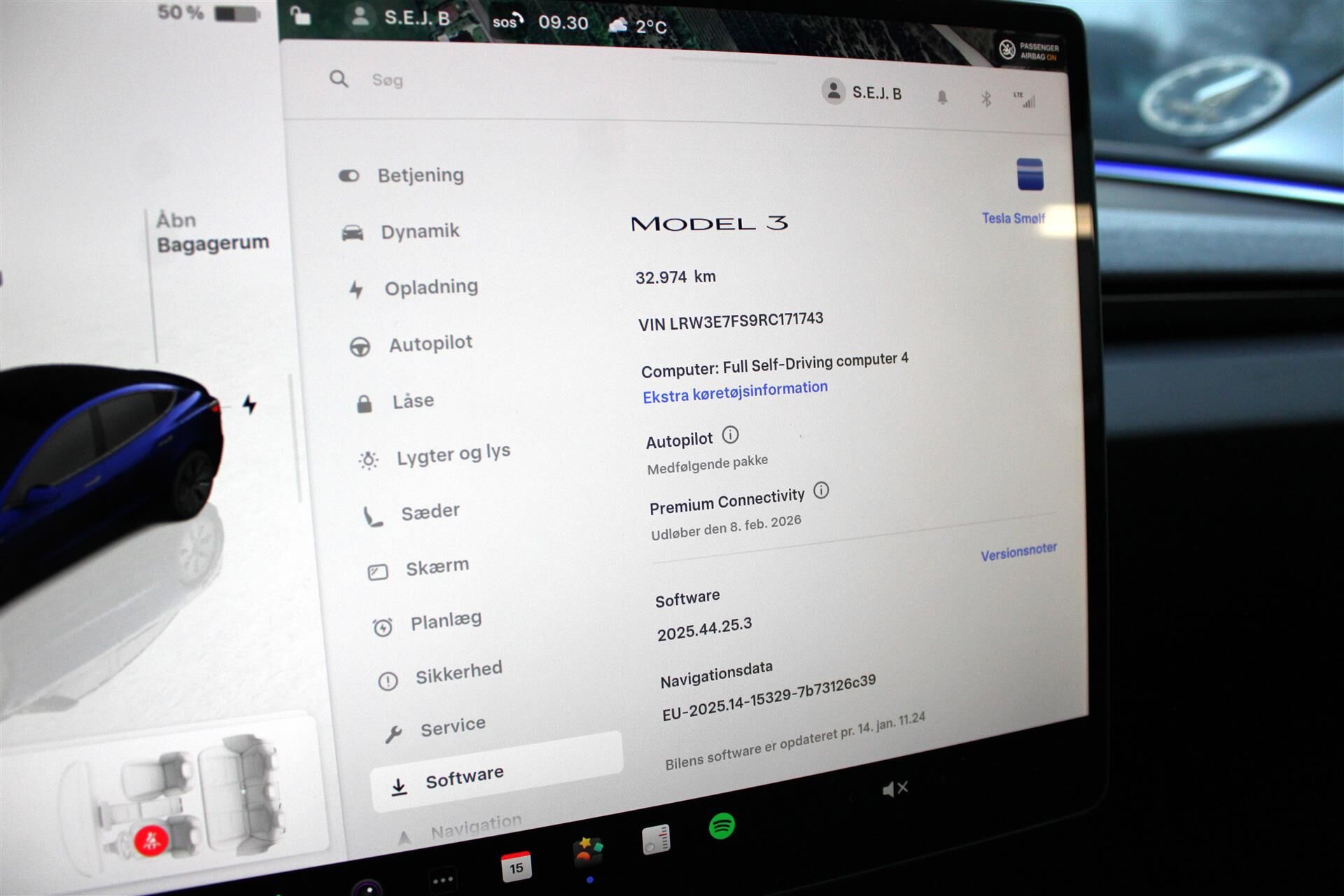Billede af Tesla Model 3 EL 283HK Aut.