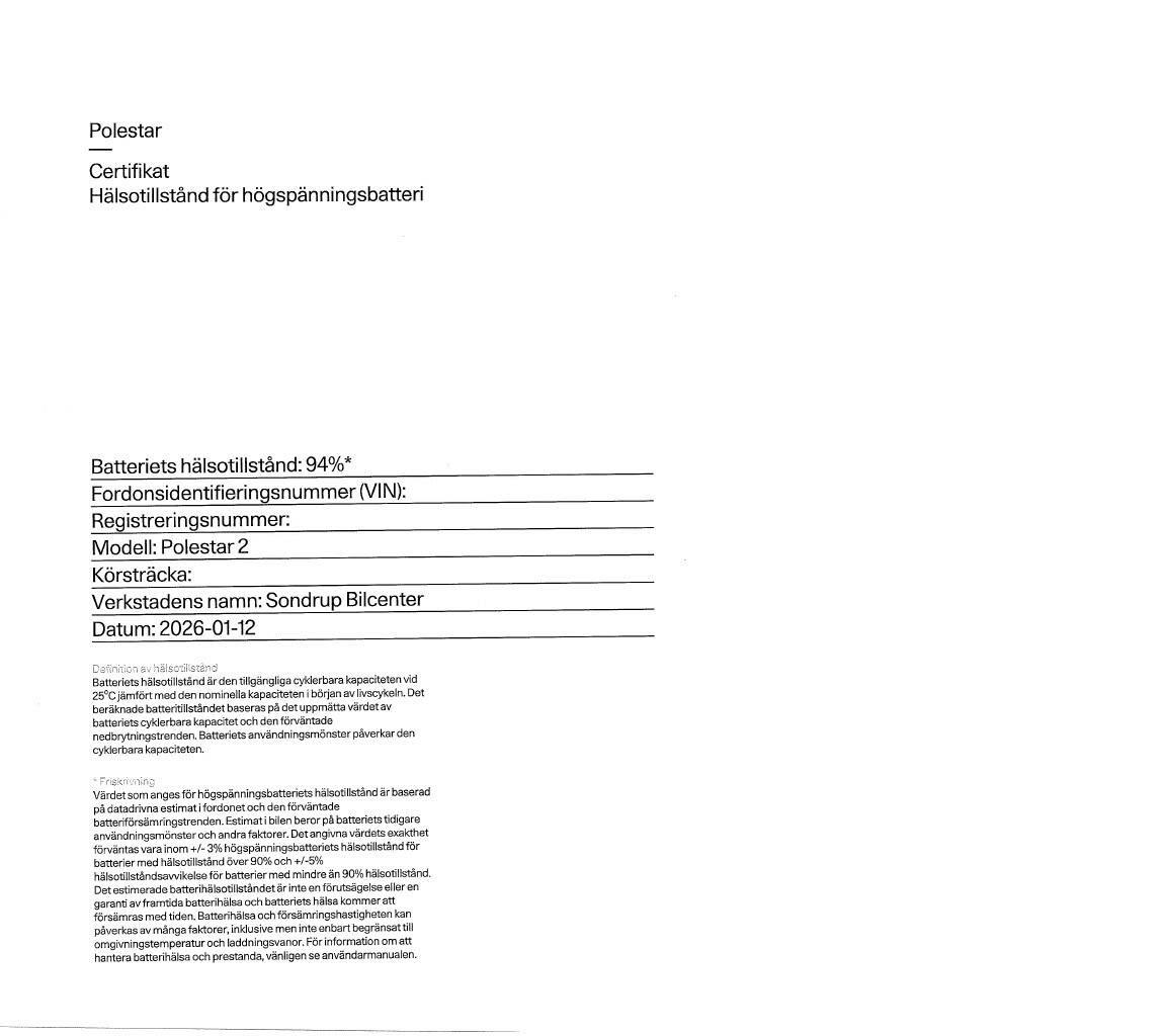 Billede af Polestar 2 EL Long Range AWD 408HK 5d Aut.