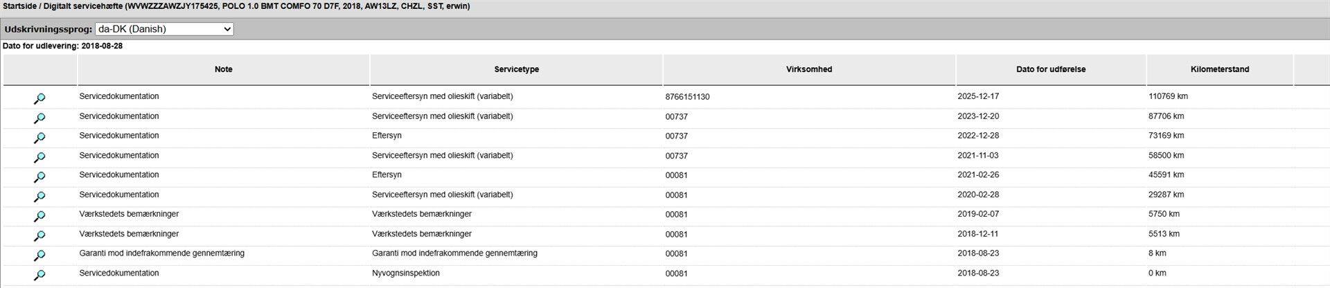 Billede af VW Polo 1,0 TSI Comfortline DSG 95HK 5d 7g Aut.