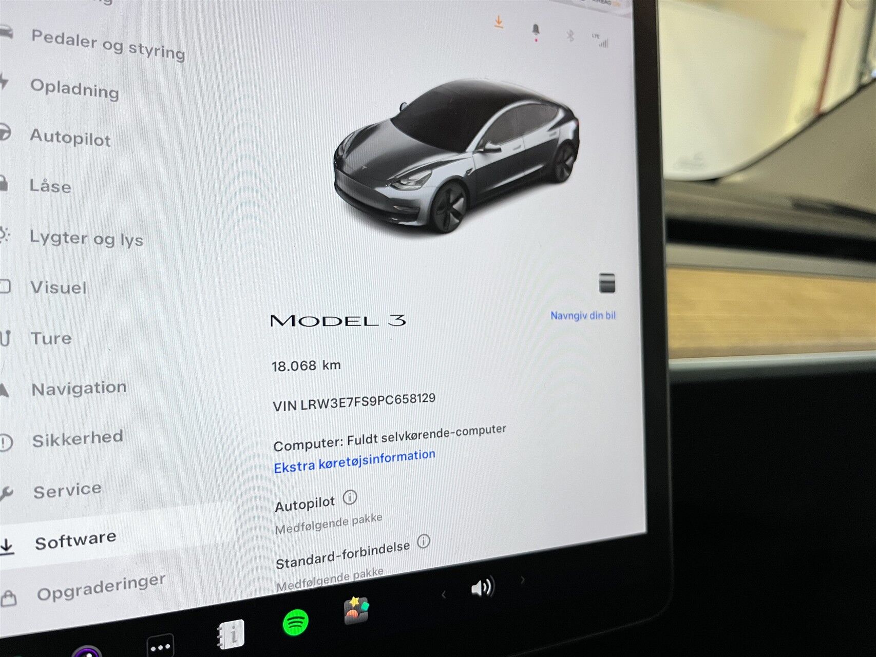 Billede af Tesla Model 3 EL Standard Range 283HK Aut.