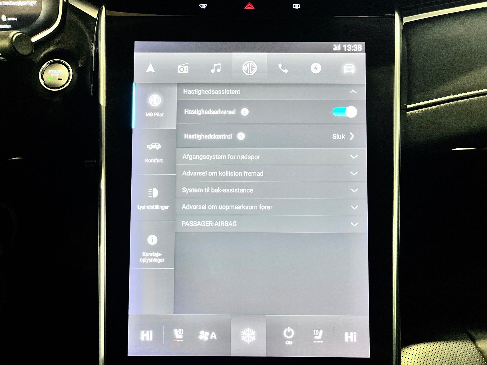 Billede af MG Marvel R EL Performance 4x4 288HK 5d Aut.