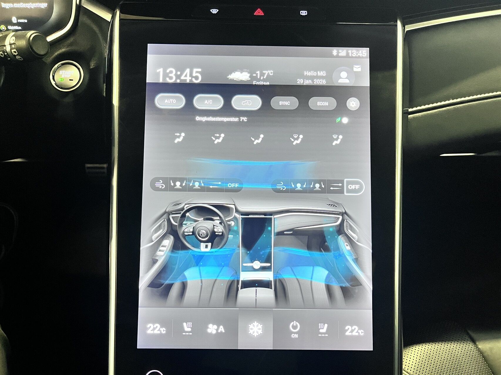 Billede af MG Marvel R EL Performance 4x4 288HK 5d Aut.