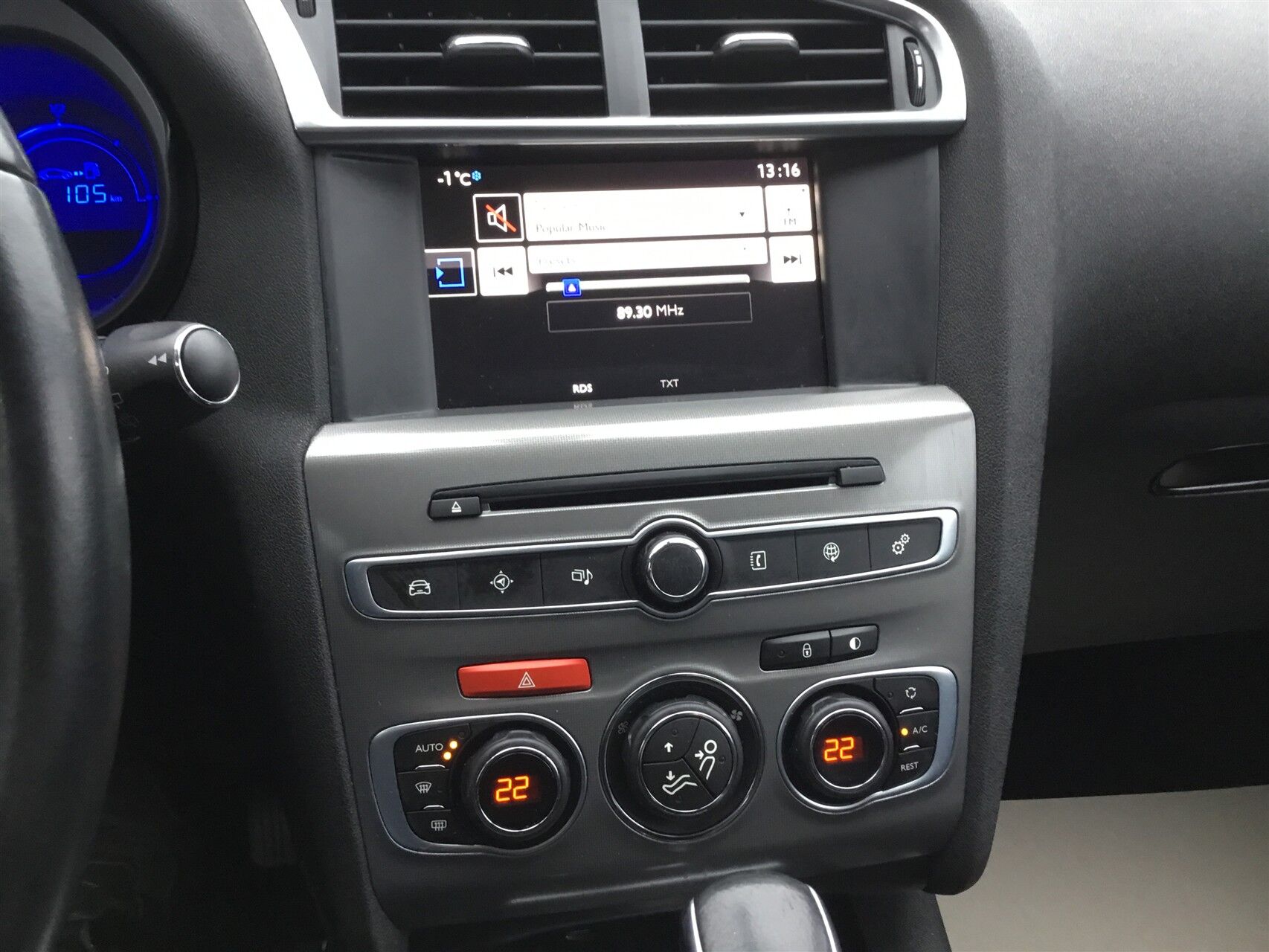 Billede af Citroën C4 1,6 Blue HDi Feel EAT6 start/stop 120HK 5d 6g Aut.